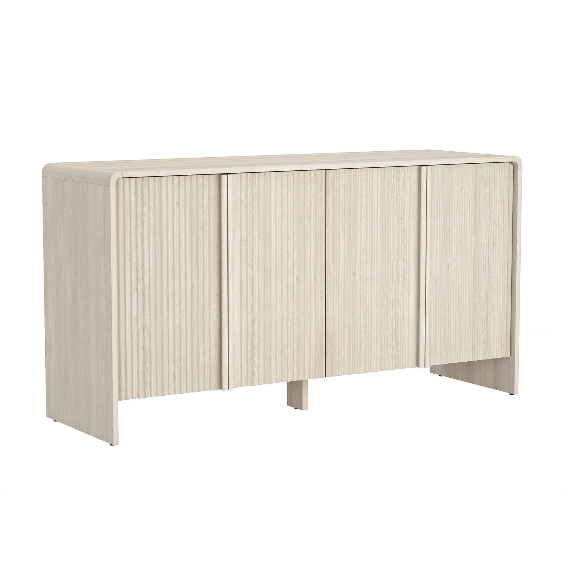 Manhattan Comfort Novara Sideboard, Whitewashed Oak, large