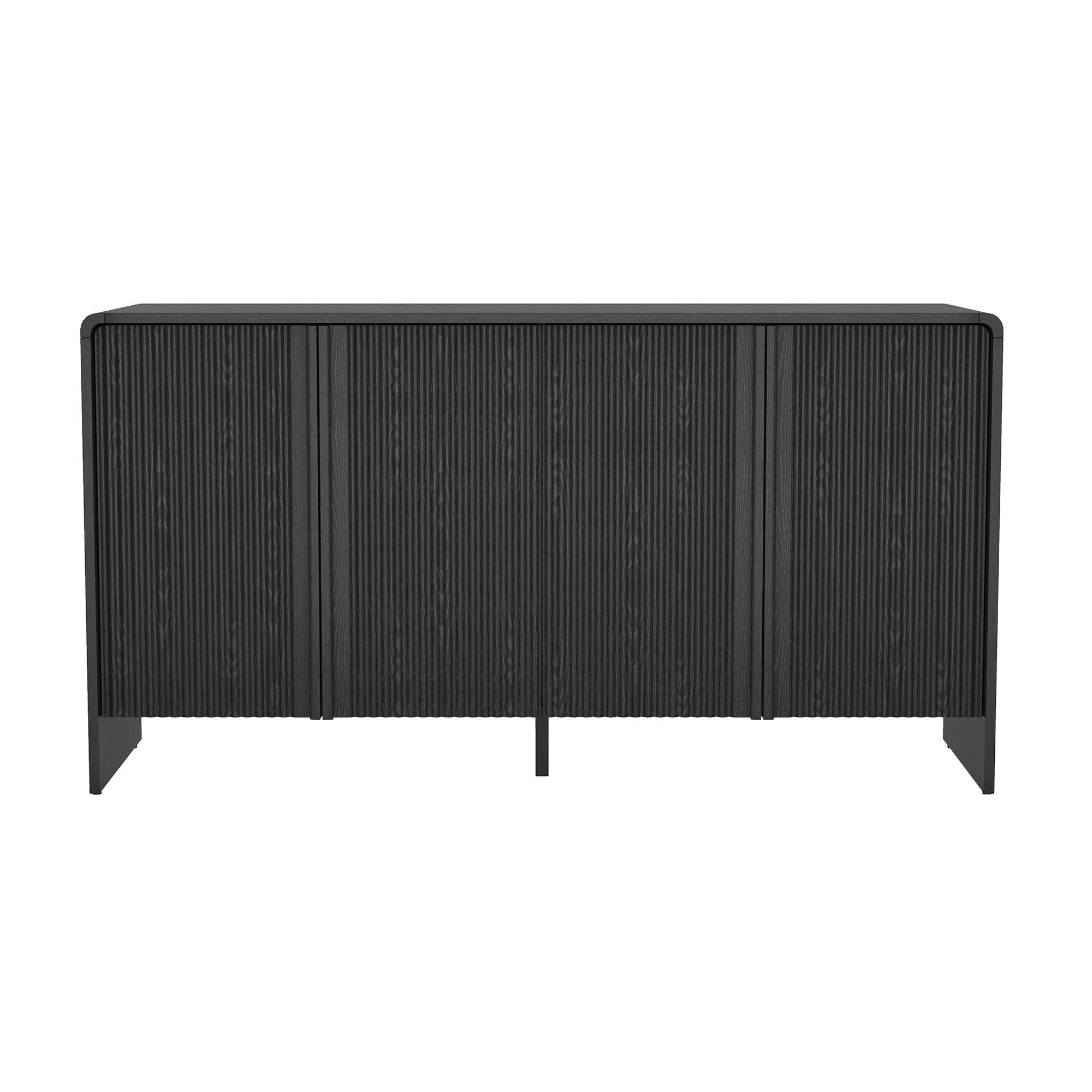 Manhattan Comfort Novara Sideboard, Black, large