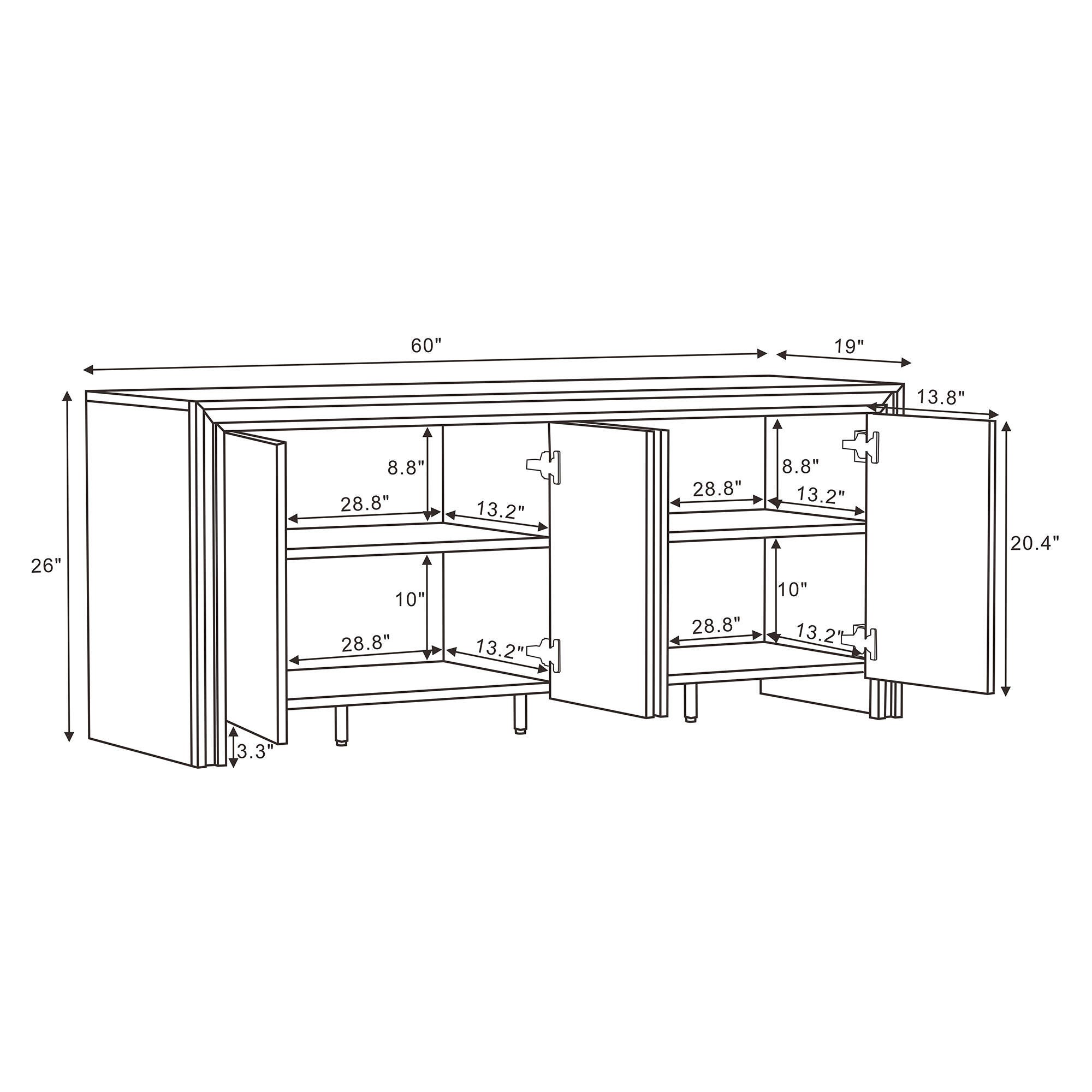 Manhattan Comfort Corin Sideboard, , large