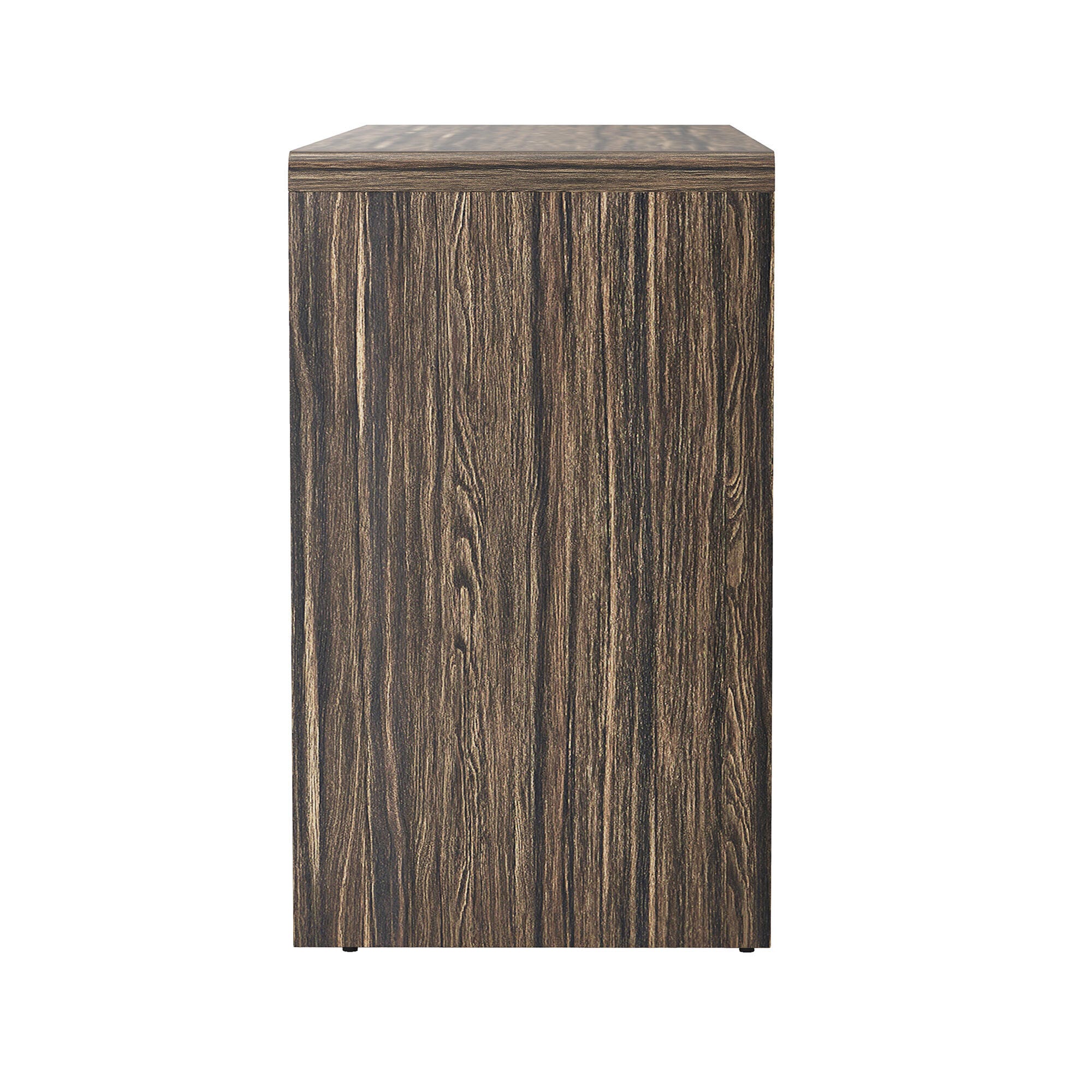 Manhattan Comfort Novara Sideboard, Jacobean Walnut, large