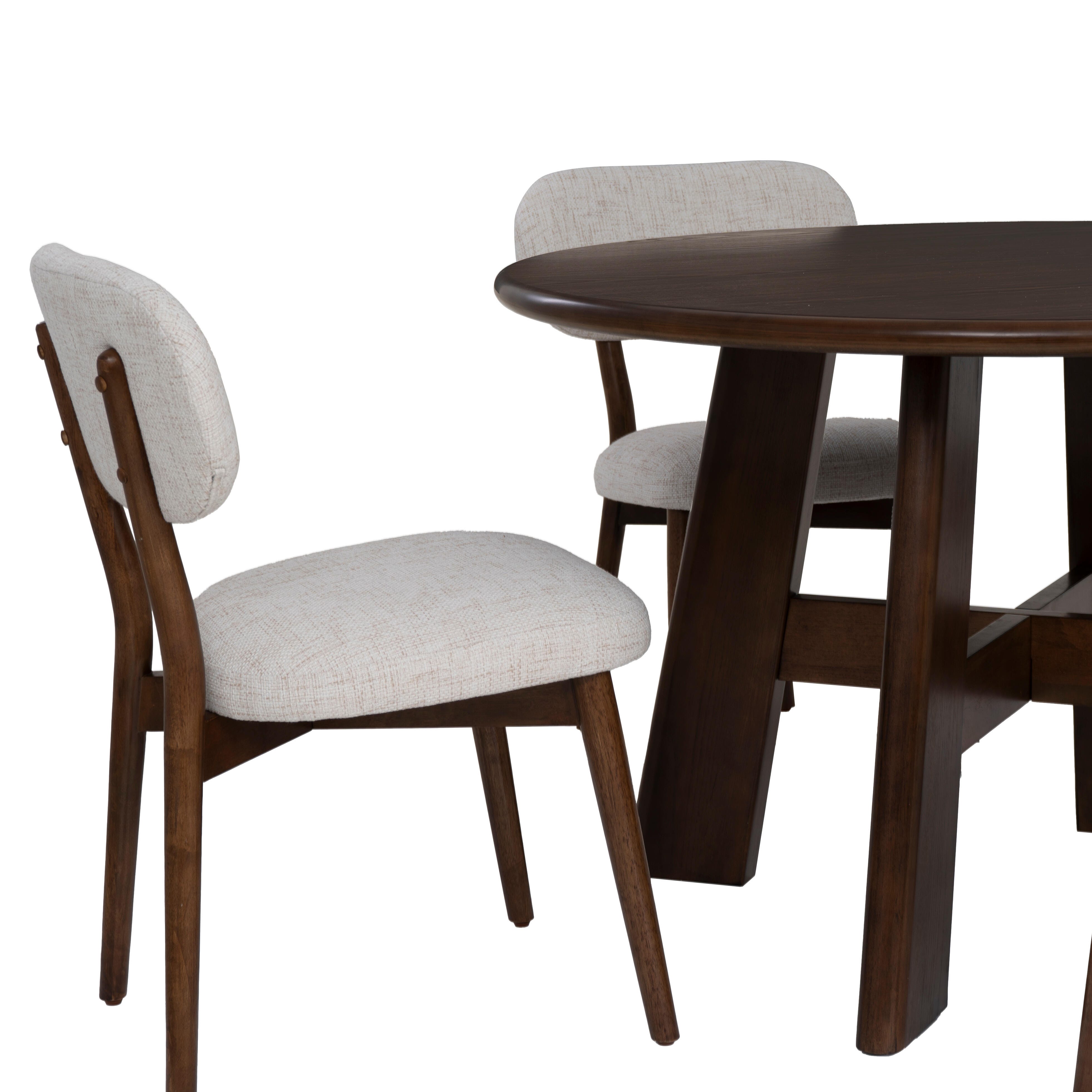 Linon Curran Dining Table and 4 Chairs, , large