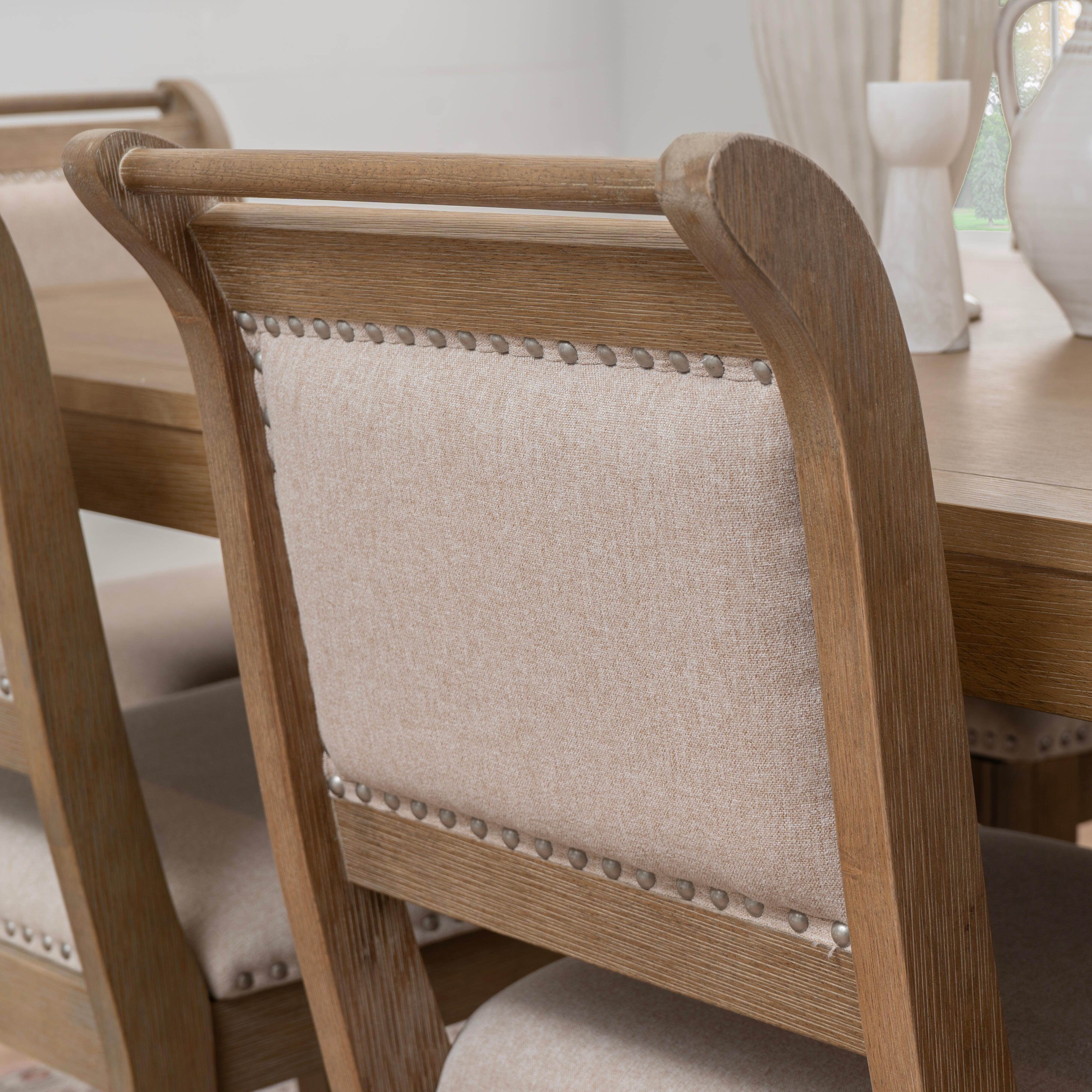 Linon Meri Dining Table and 6 Chairs, , large