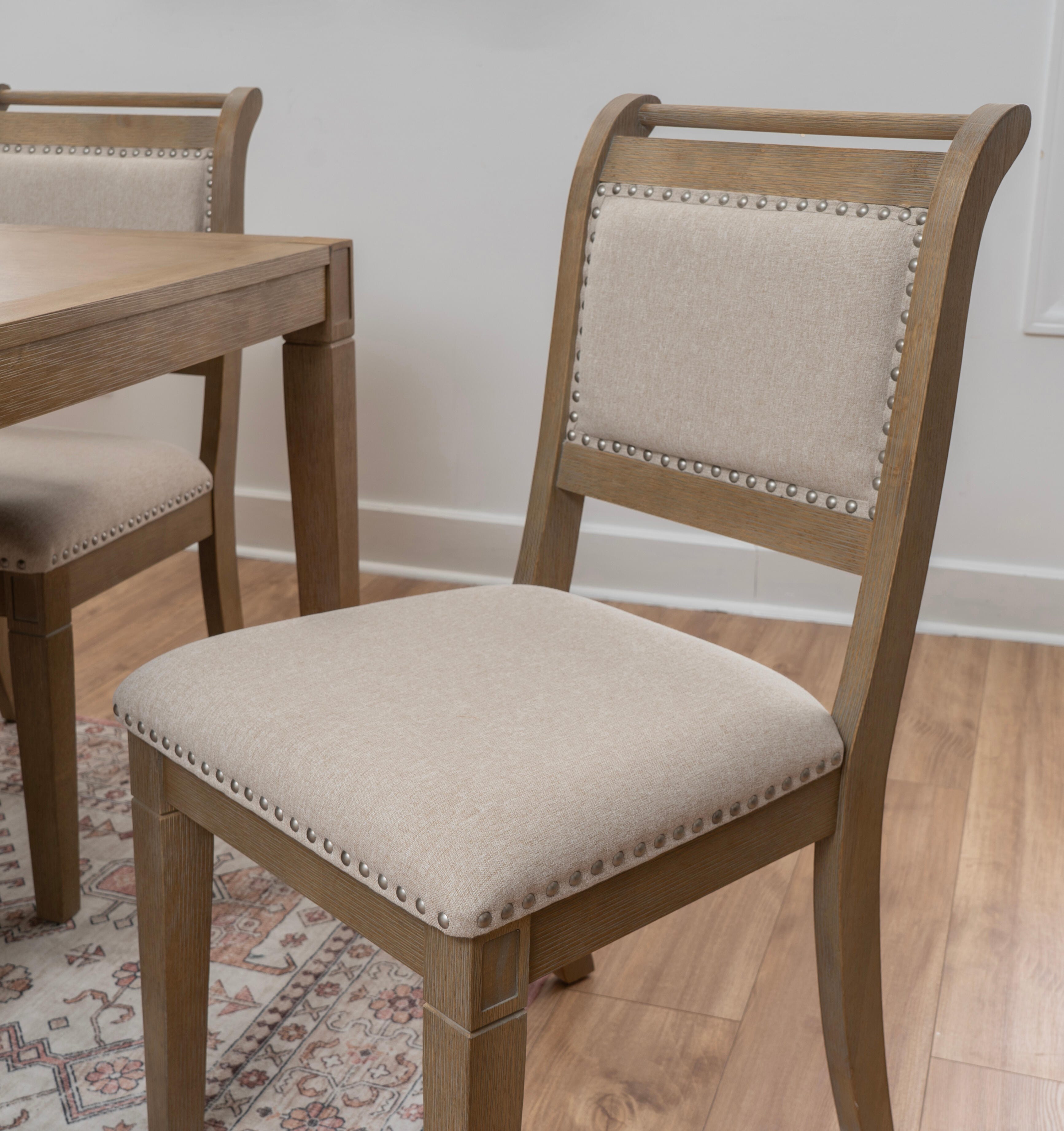 Linon Meri Dining Table and 6 Chairs, , large
