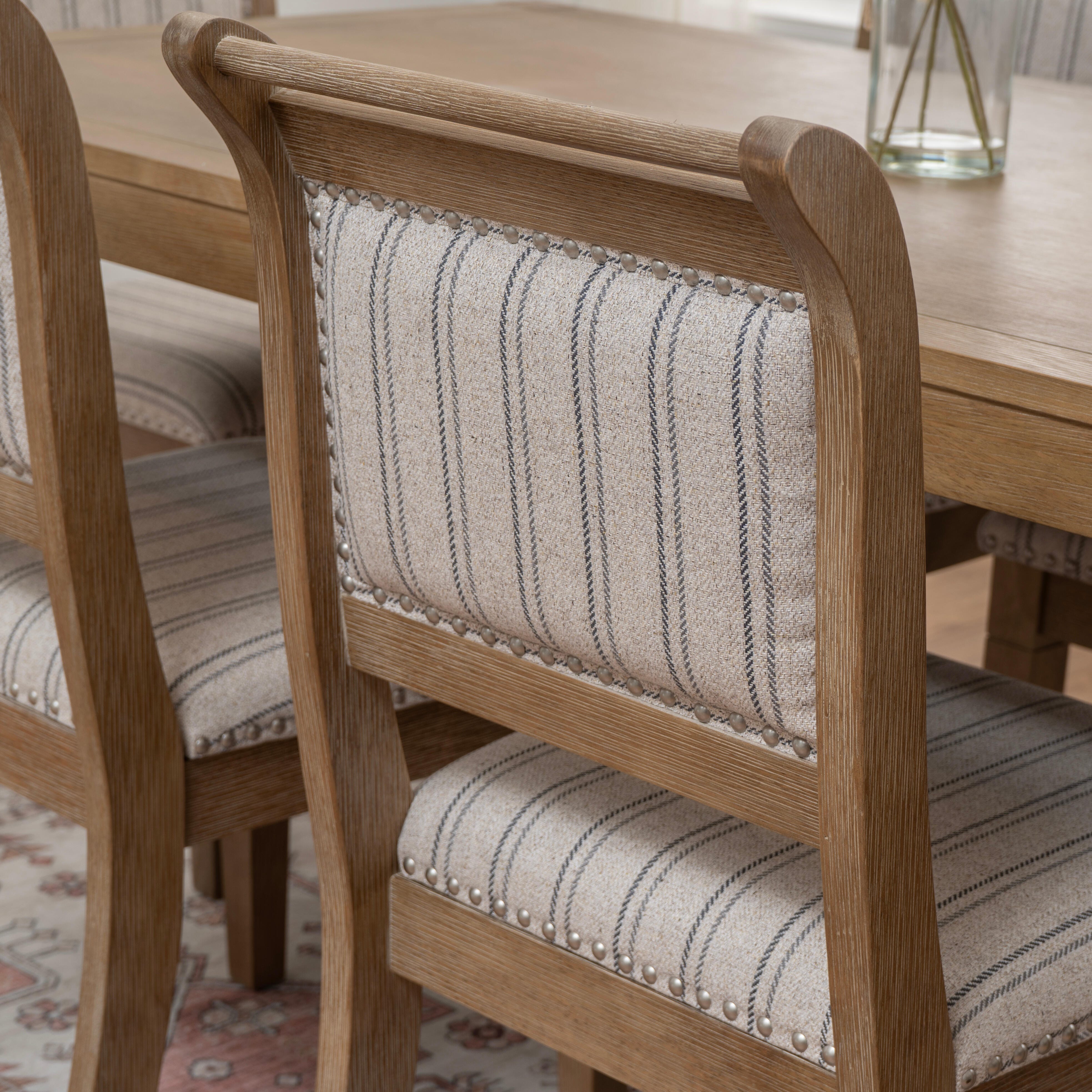 Linon Meri Rectangular Dining Table and 6 Chairs, , large