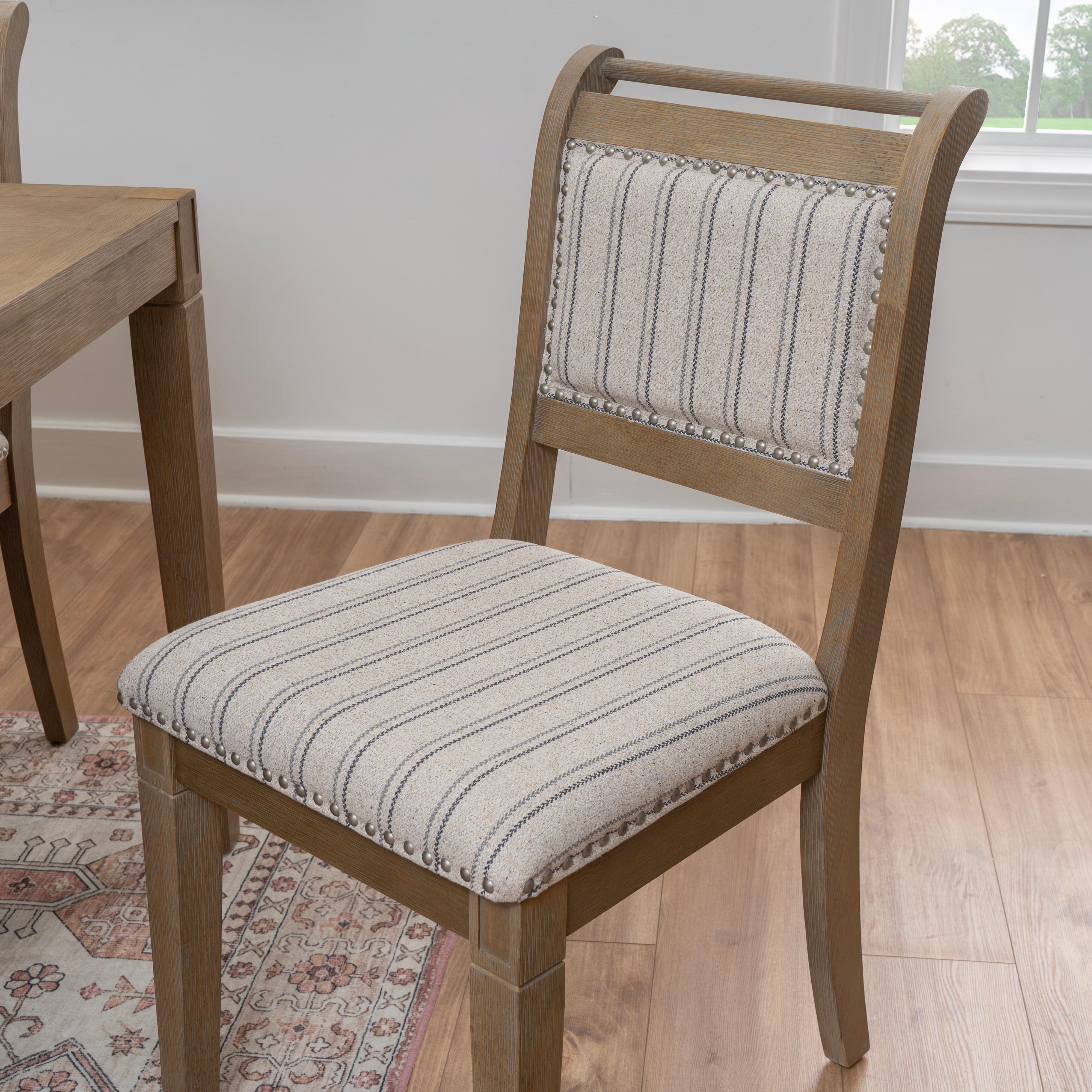 Linon Meri Rectangular Dining Table and 6 Chairs, , large
