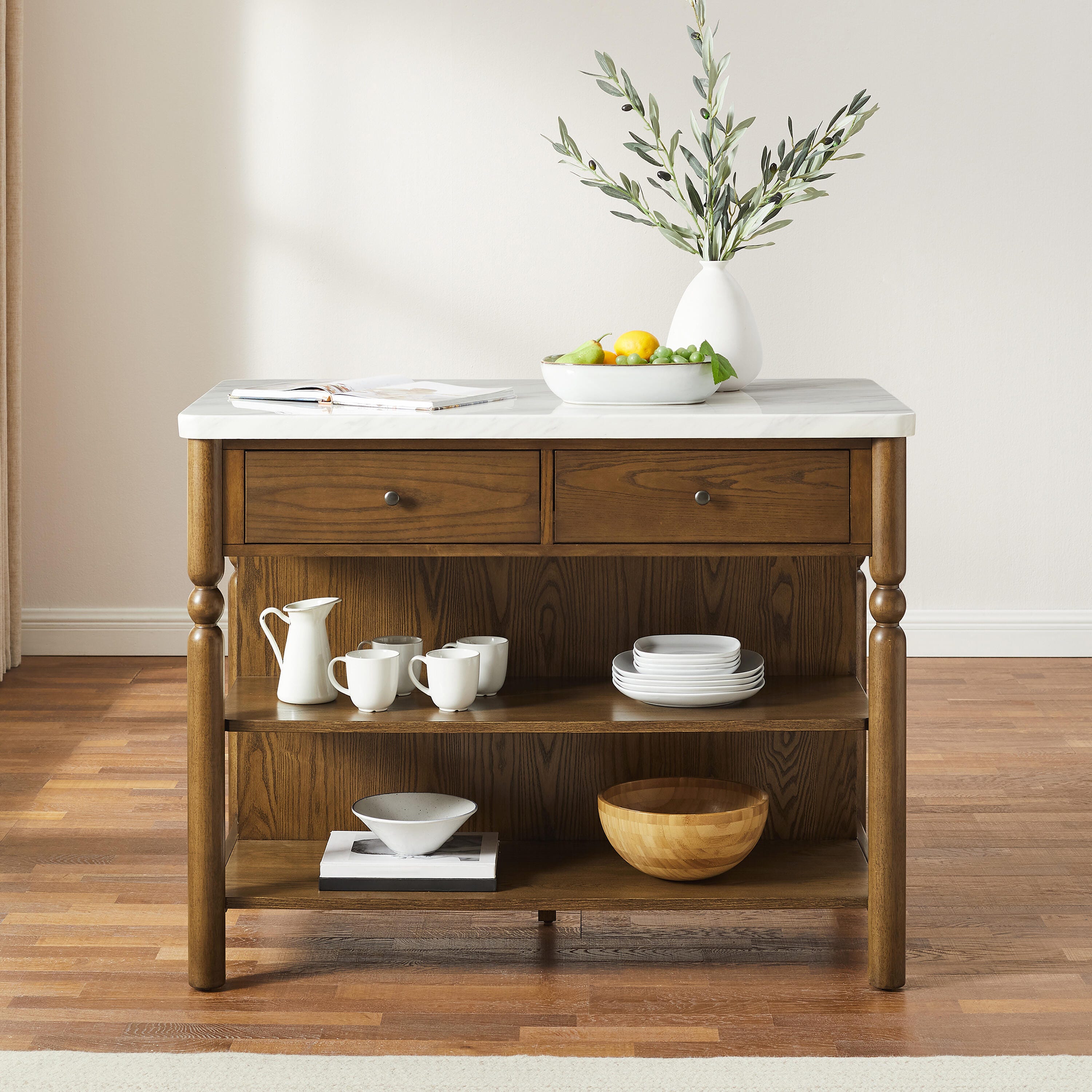 Crosley Furniture Roselyn Kitchen Island, , large