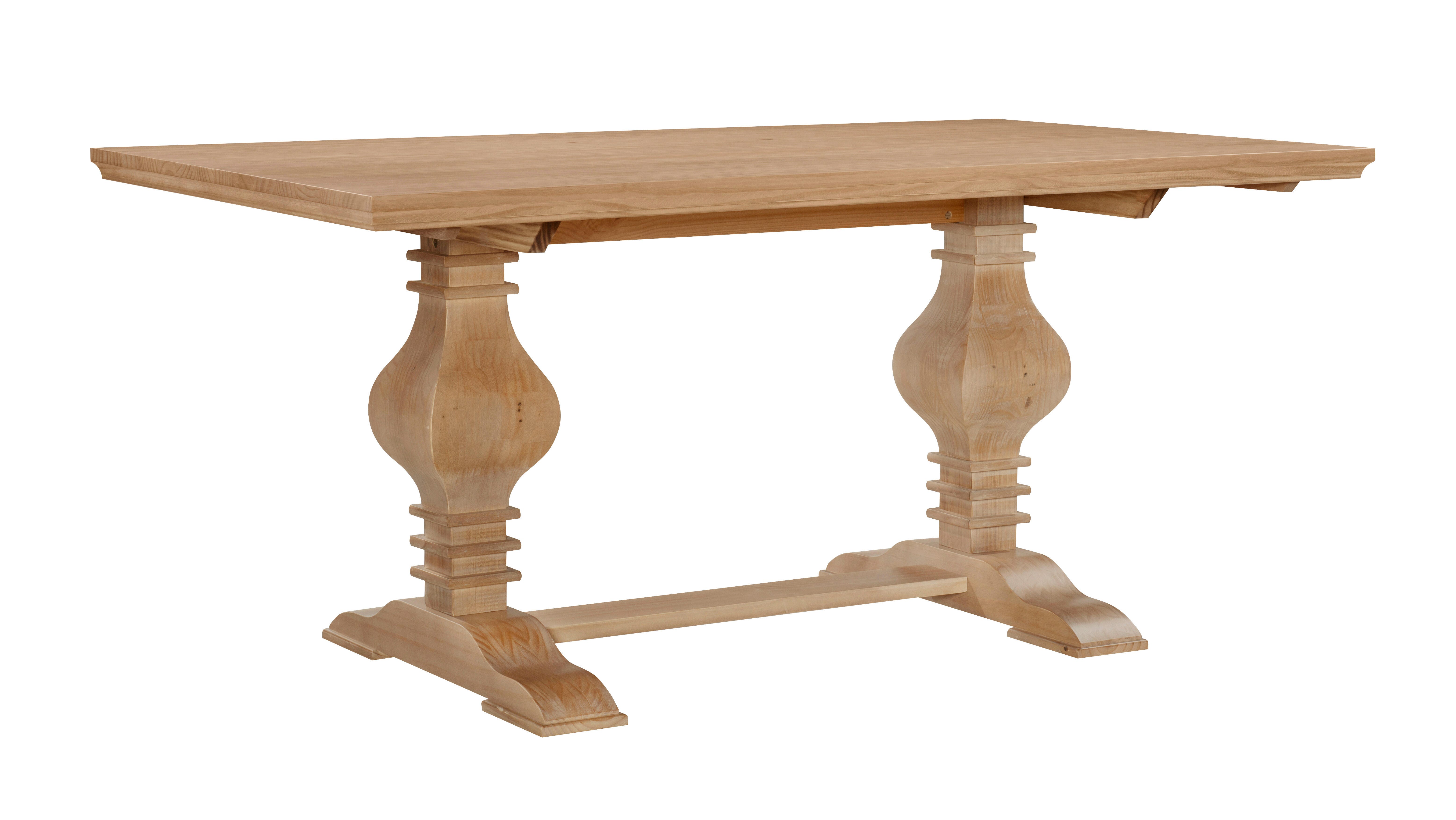 Linon Langston Dining Table, Natural, large