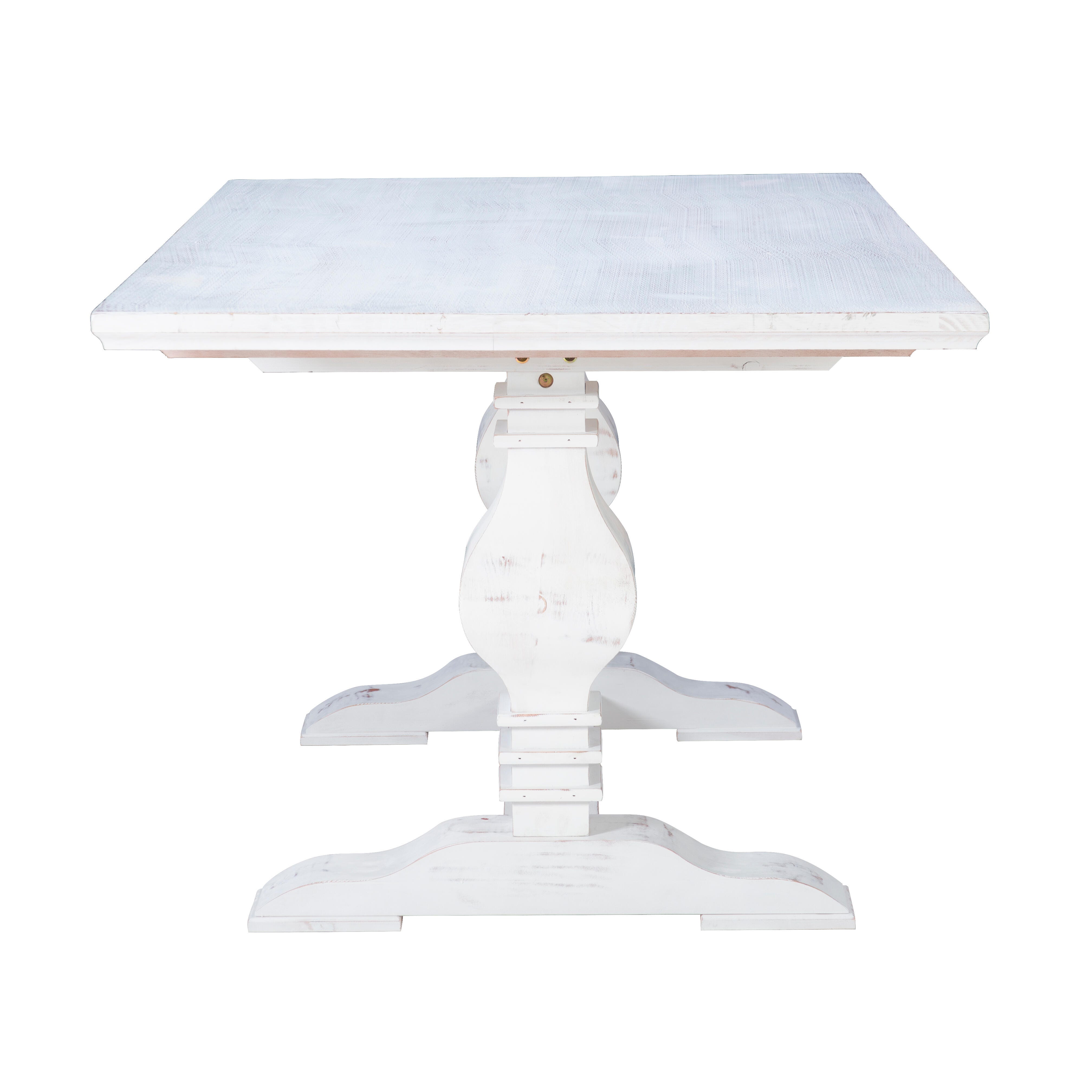 Linon Langston Dining Table, White, large