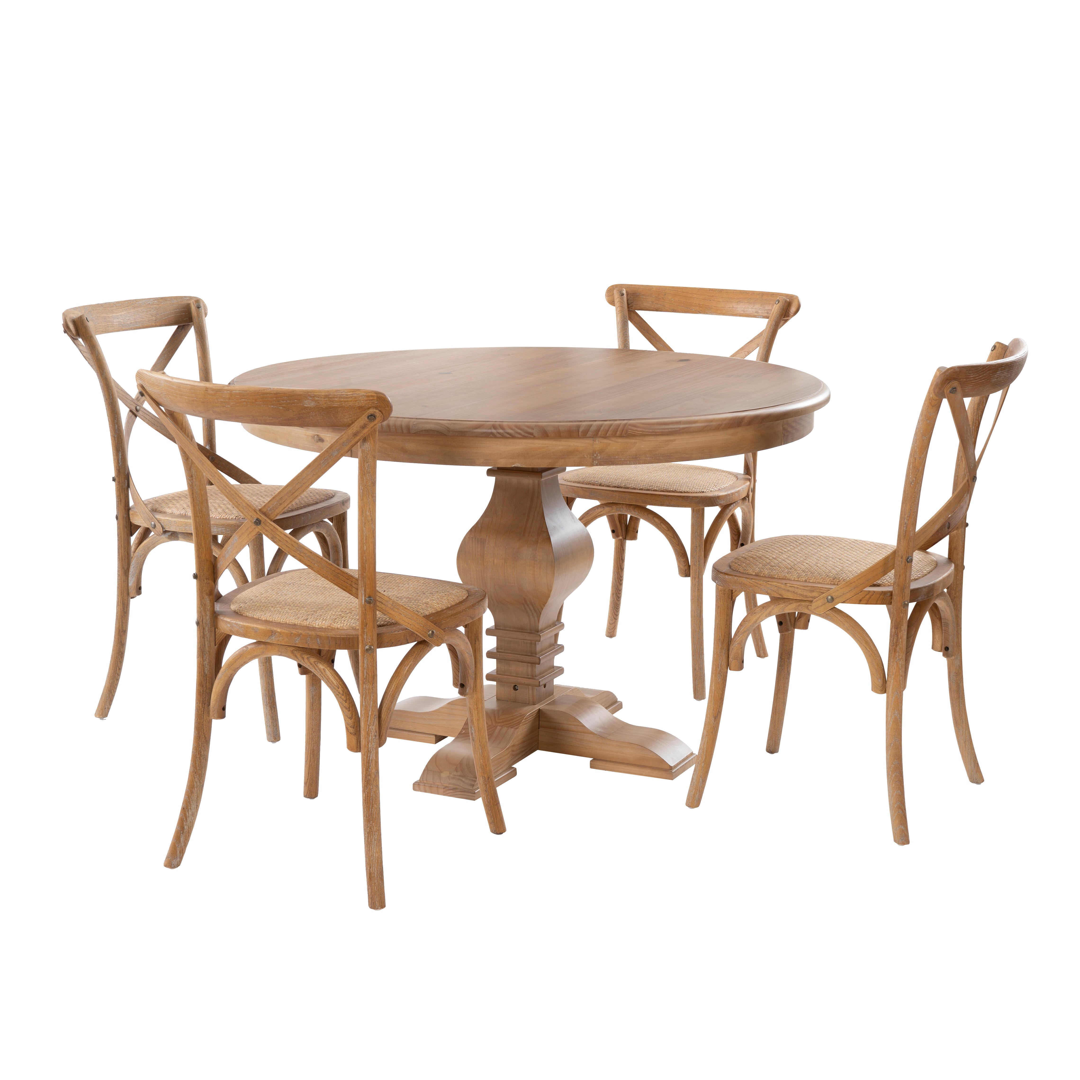 Linon Langston Dining Table and 4 Chairs, , large