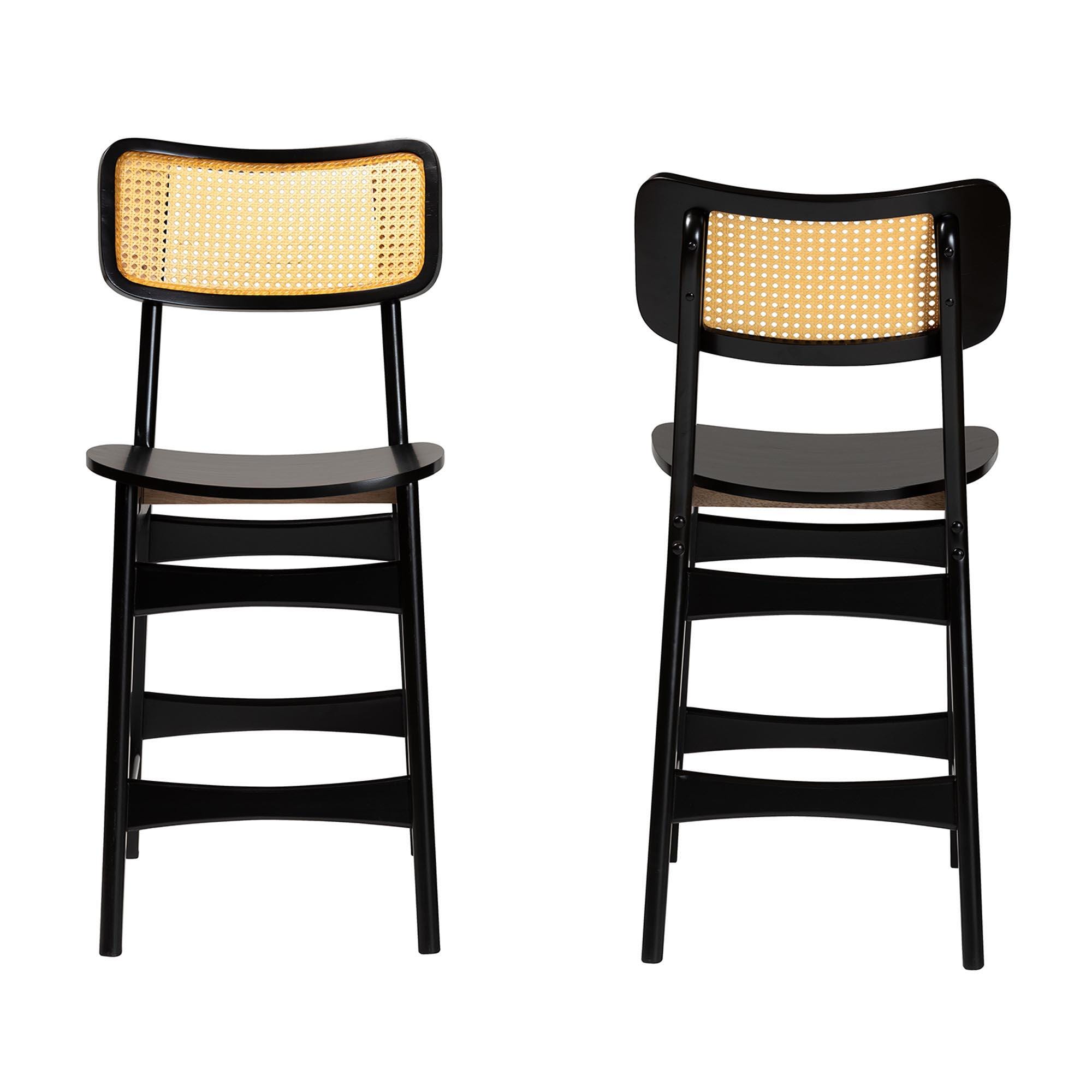 Baxton Studio Tafari Counter Height Bar Stool (Set of 2), , large