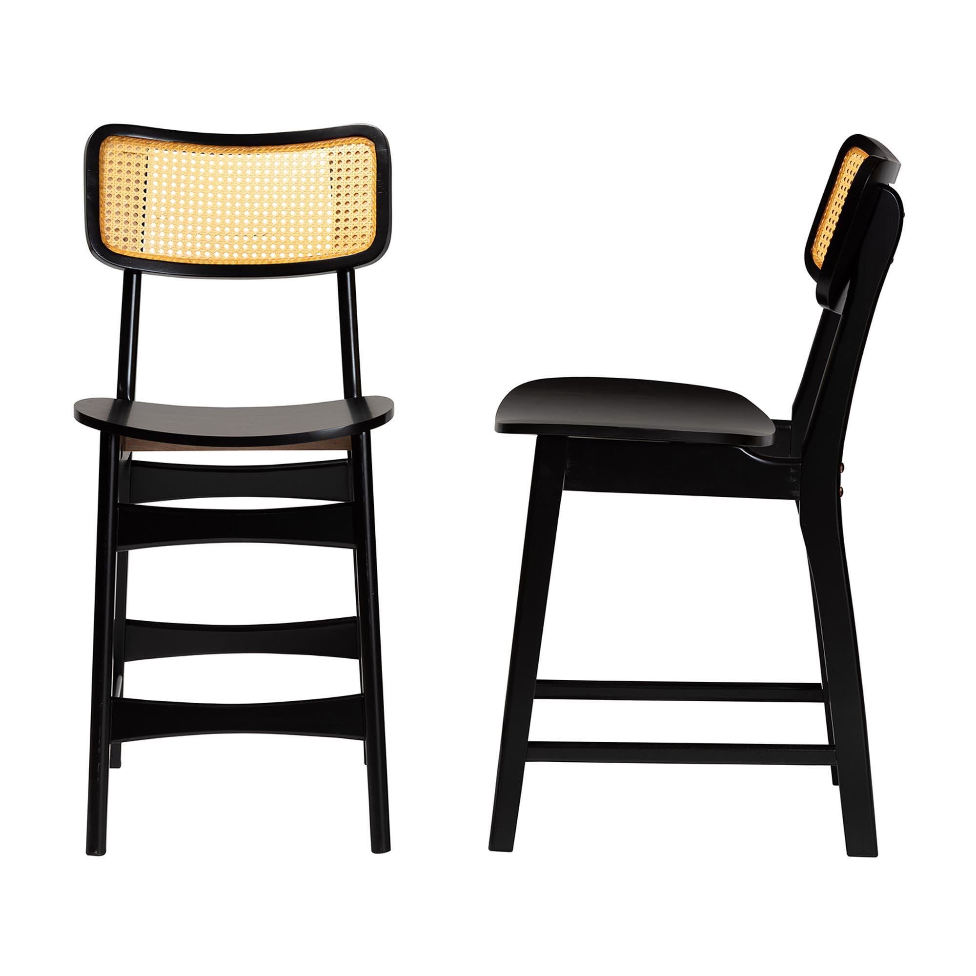 Baxton Studio Tafari Counter Height Bar Stool (Set of 2), , large