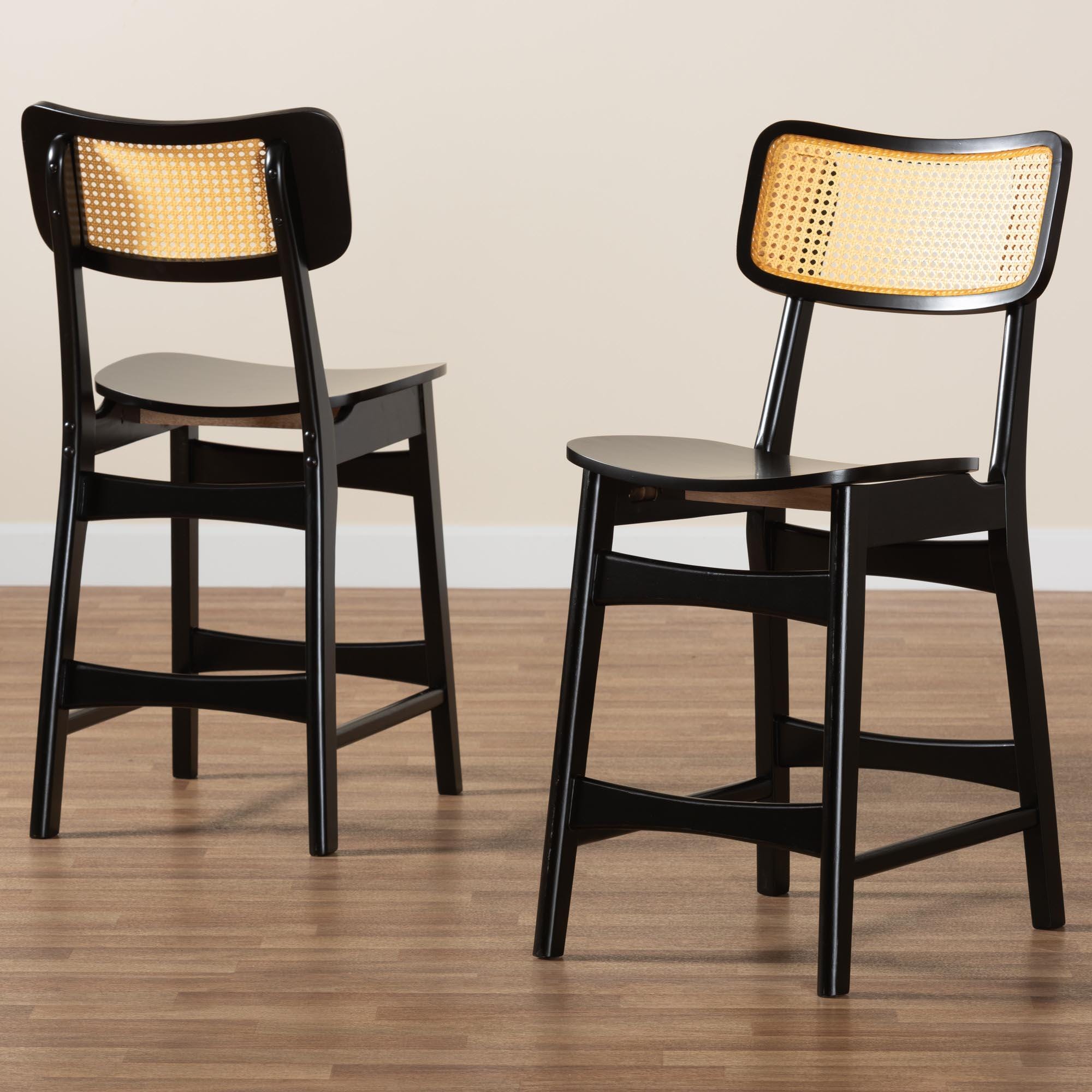 Baxton Studio Tafari Counter Height Bar Stool (Set of 2), , large