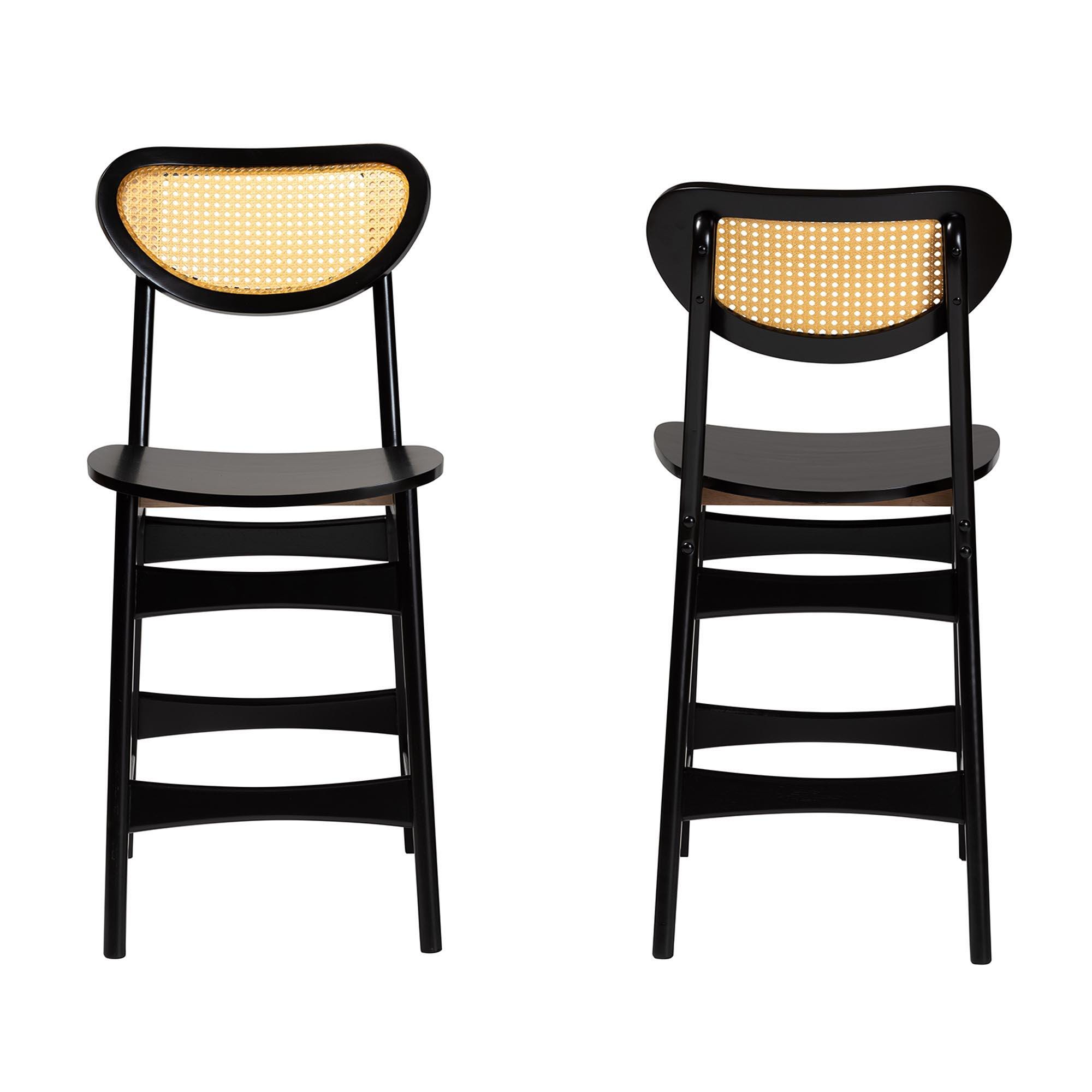 Baxton Studio Hesper Counter Height Bar Stool (Set of 2), , large