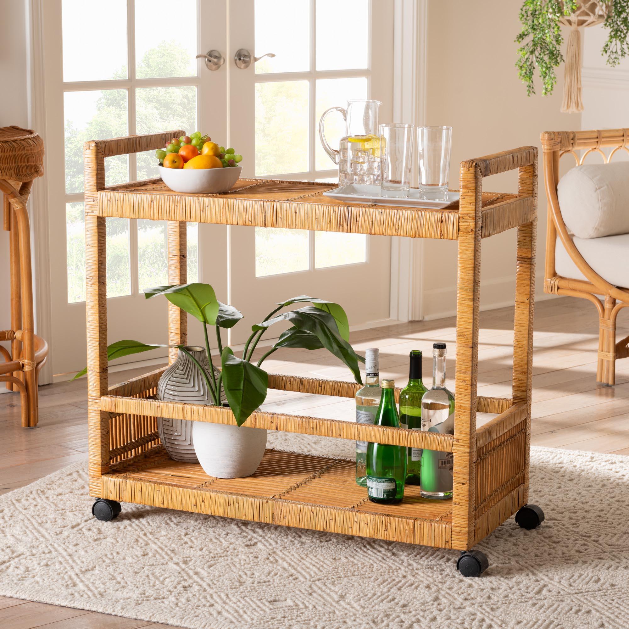 bali & pari Genet Kitchen Cart, , rollover