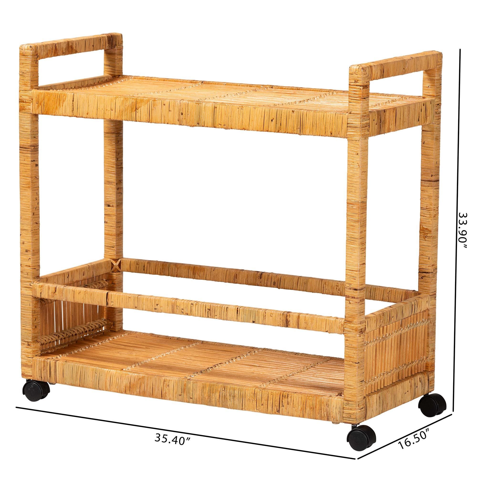 bali & pari Genet Kitchen Cart, , large