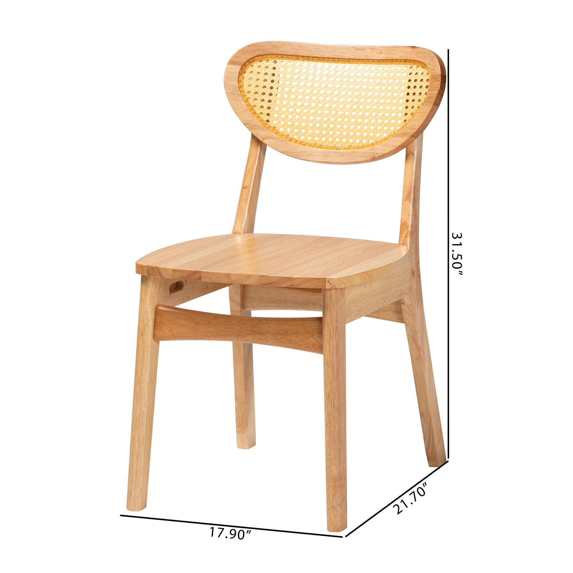 Baxton Studio Nenet Dining Chair (Set of 2), , large