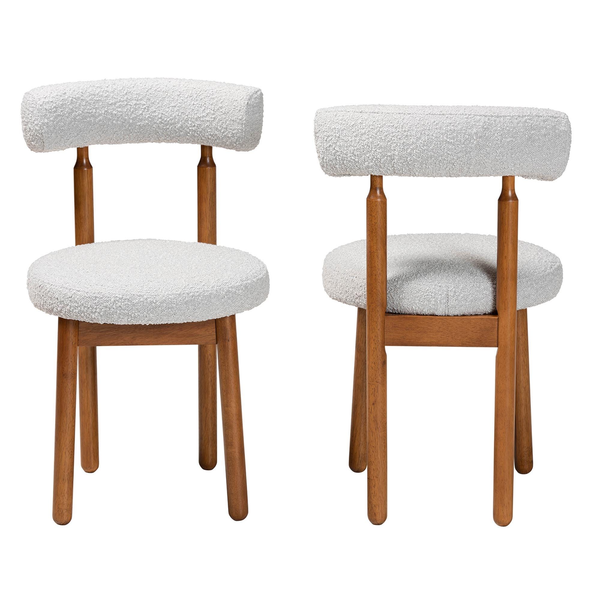 Baxton Studio Edric Upholstered Dining Chair (Set of 2), , large