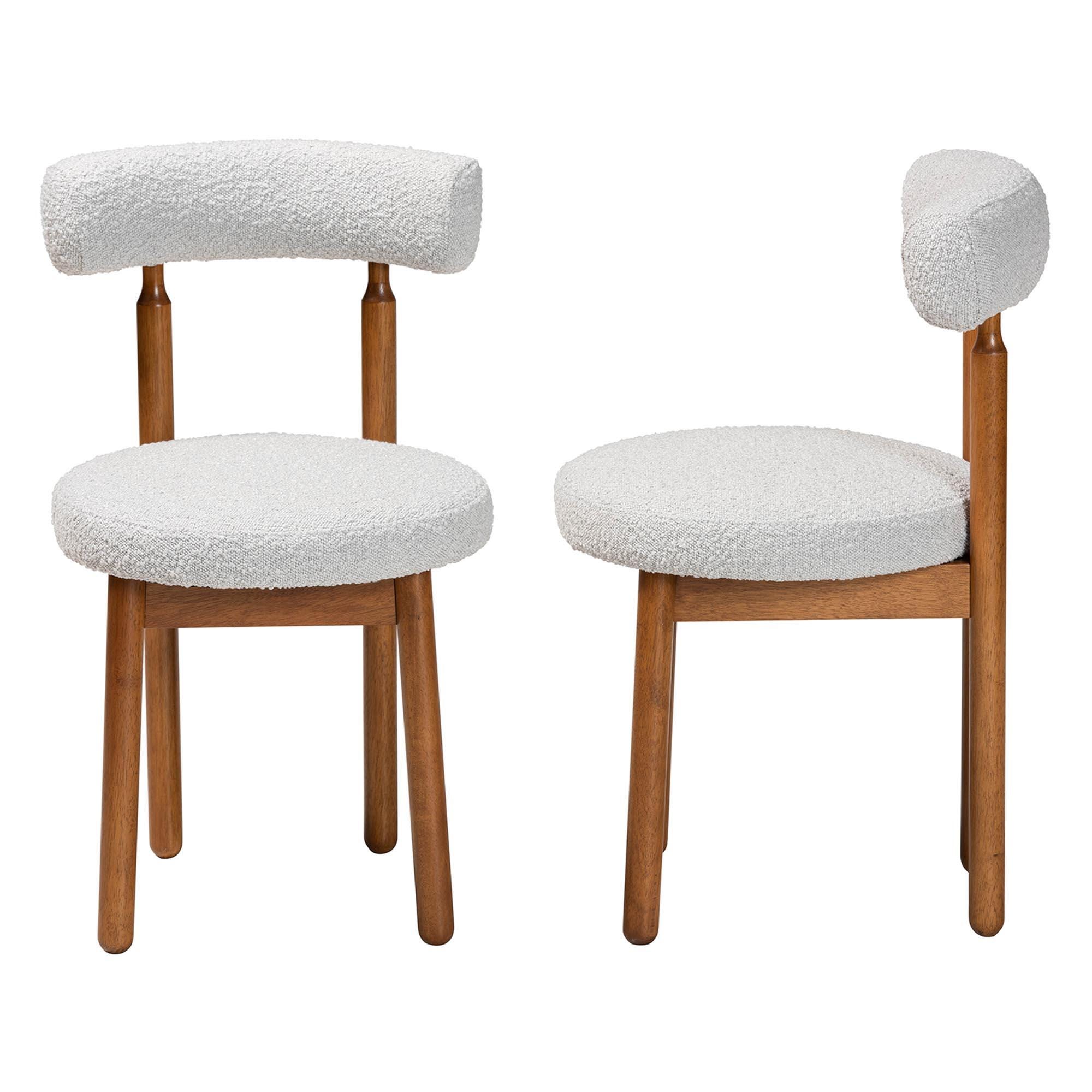 Baxton Studio Edric Upholstered Dining Chair (Set of 2), , large