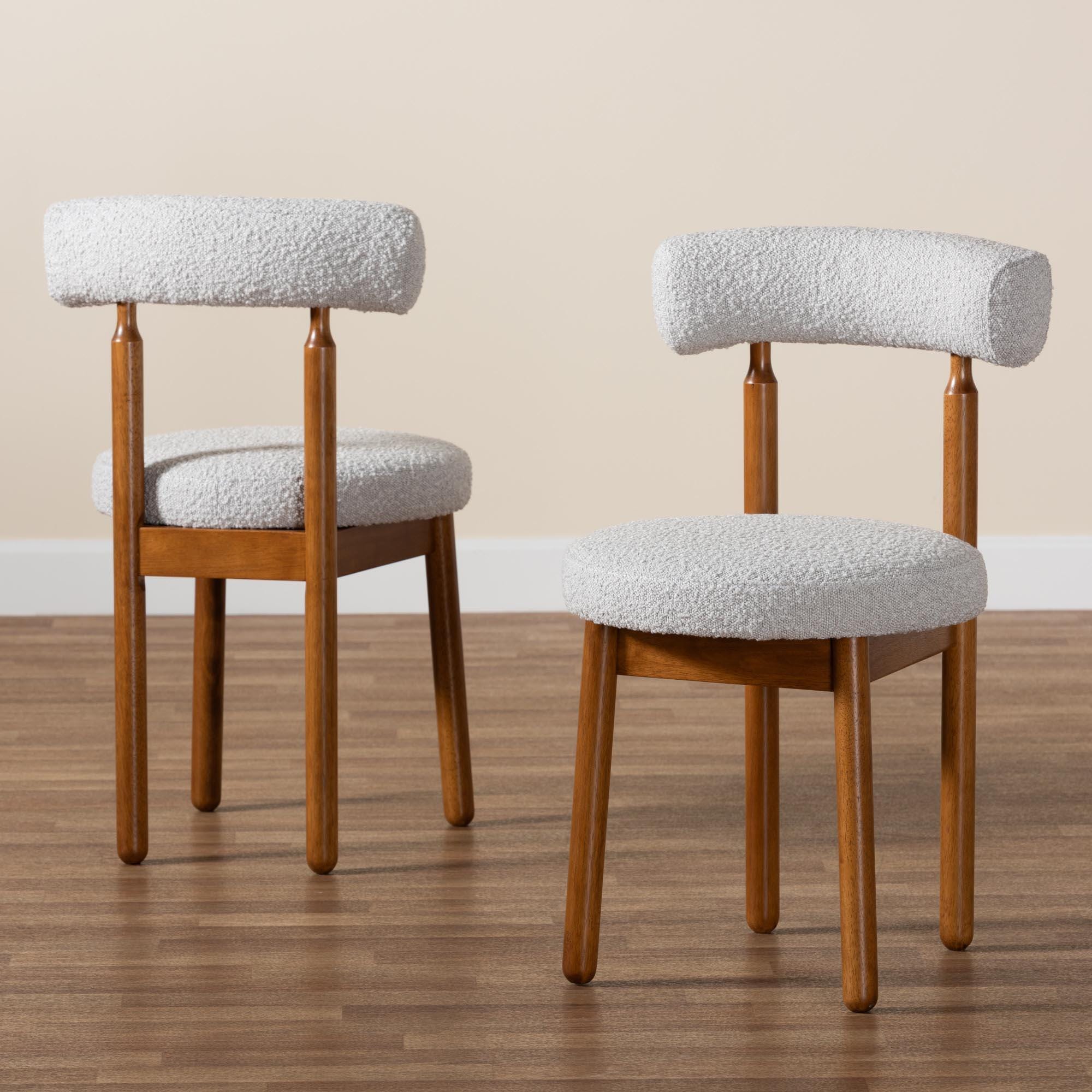 Baxton Studio Edric Upholstered Dining Chair (Set of 2), , large