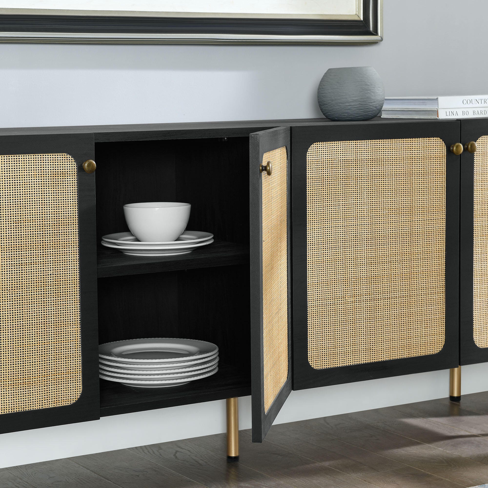 Modway Chaucer Sideboard, Black, large