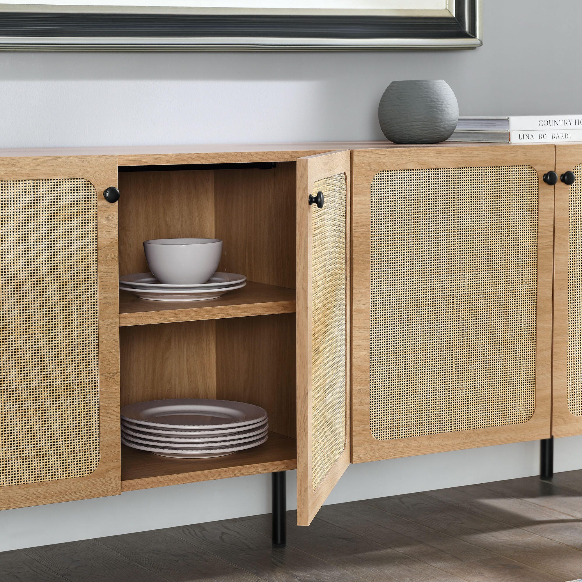 Modway Chaucer Sideboard, Oak, large