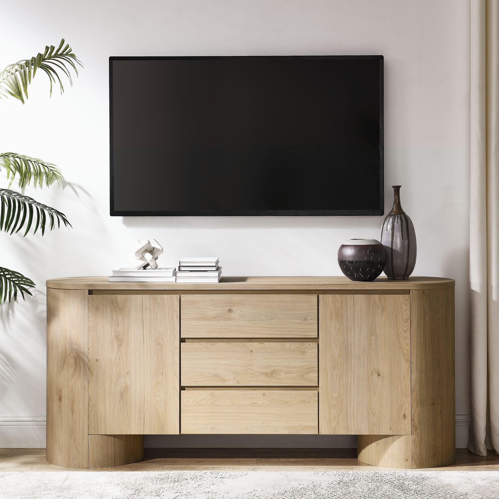 Modway Duval Sideboard, Hickory Frost, large