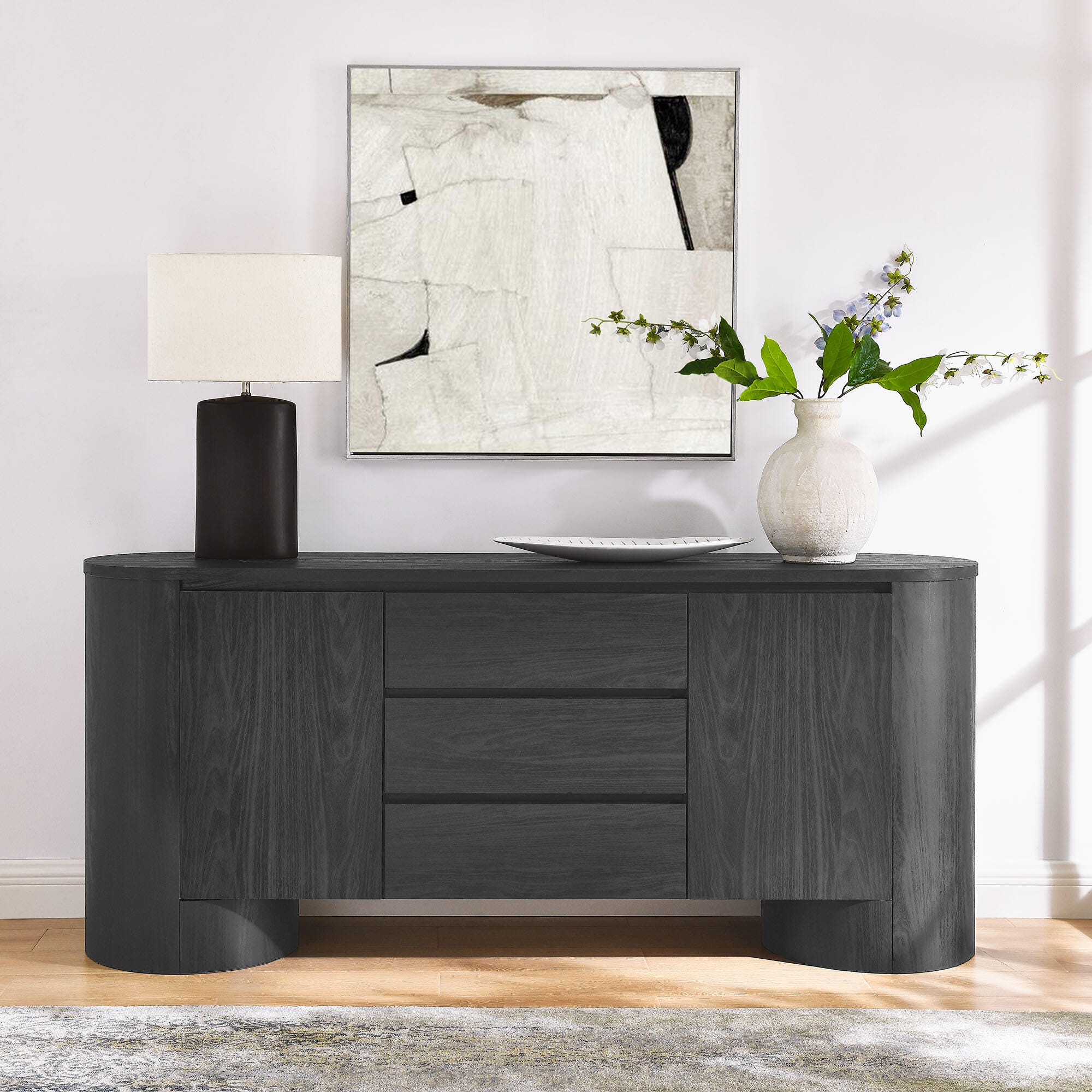 Modway Duval Sideboard, Black, large