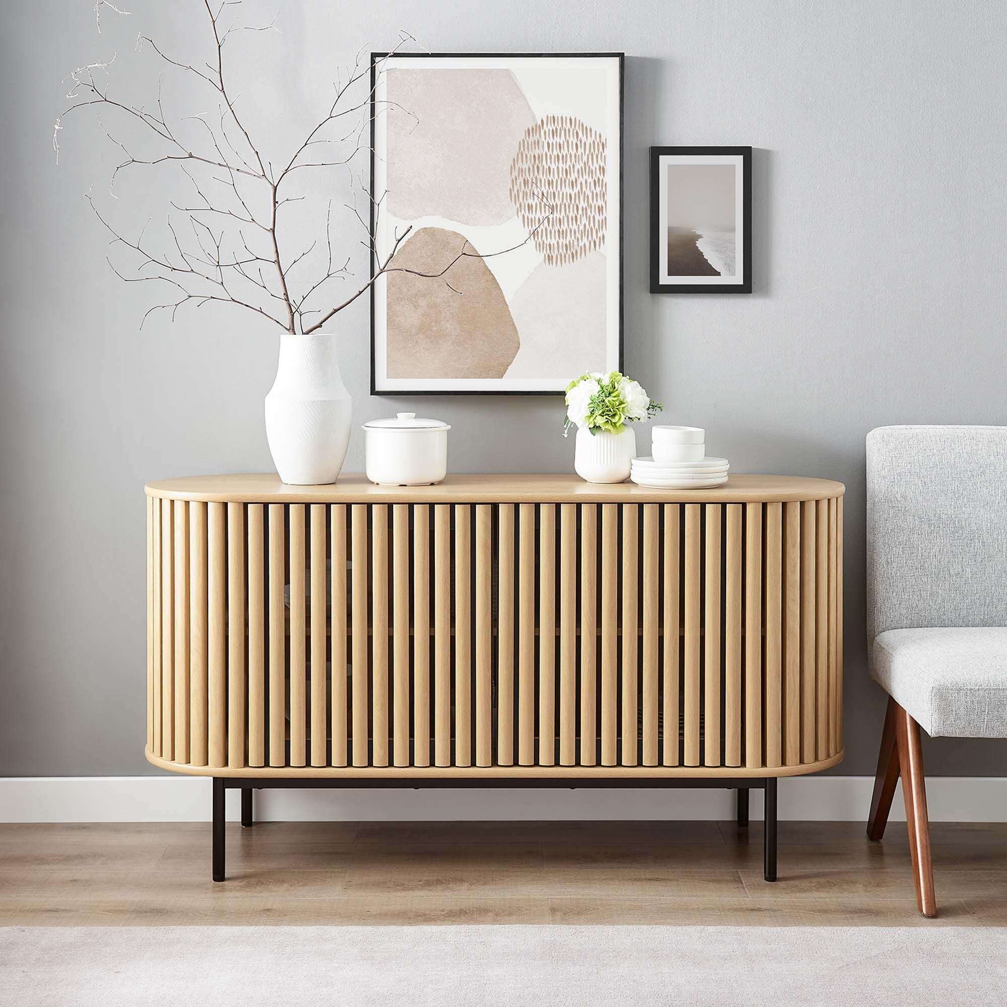 Modway Fortitude Sideboard, Oak, large