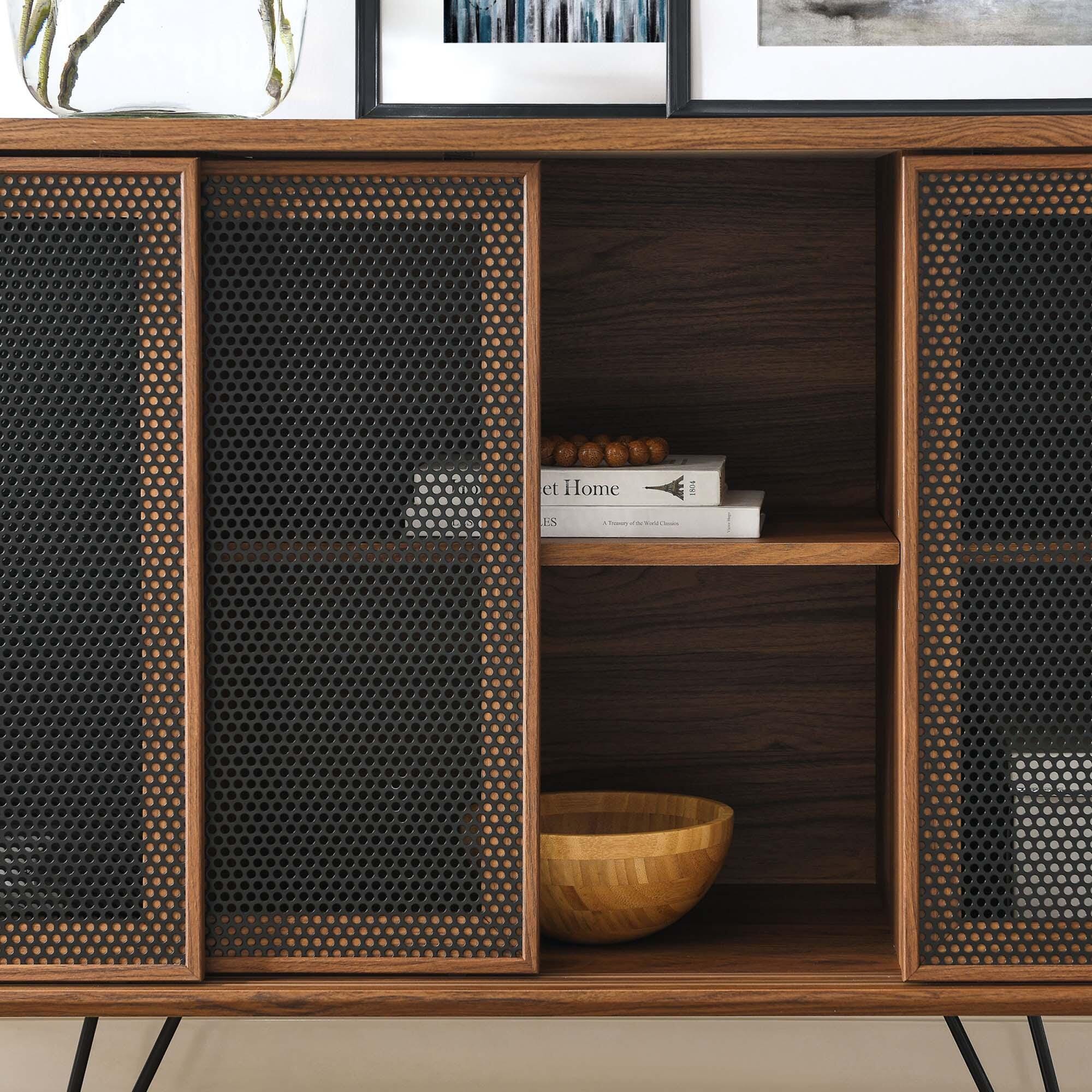 Modway Nomad Sideboard, Walnut Brown, large