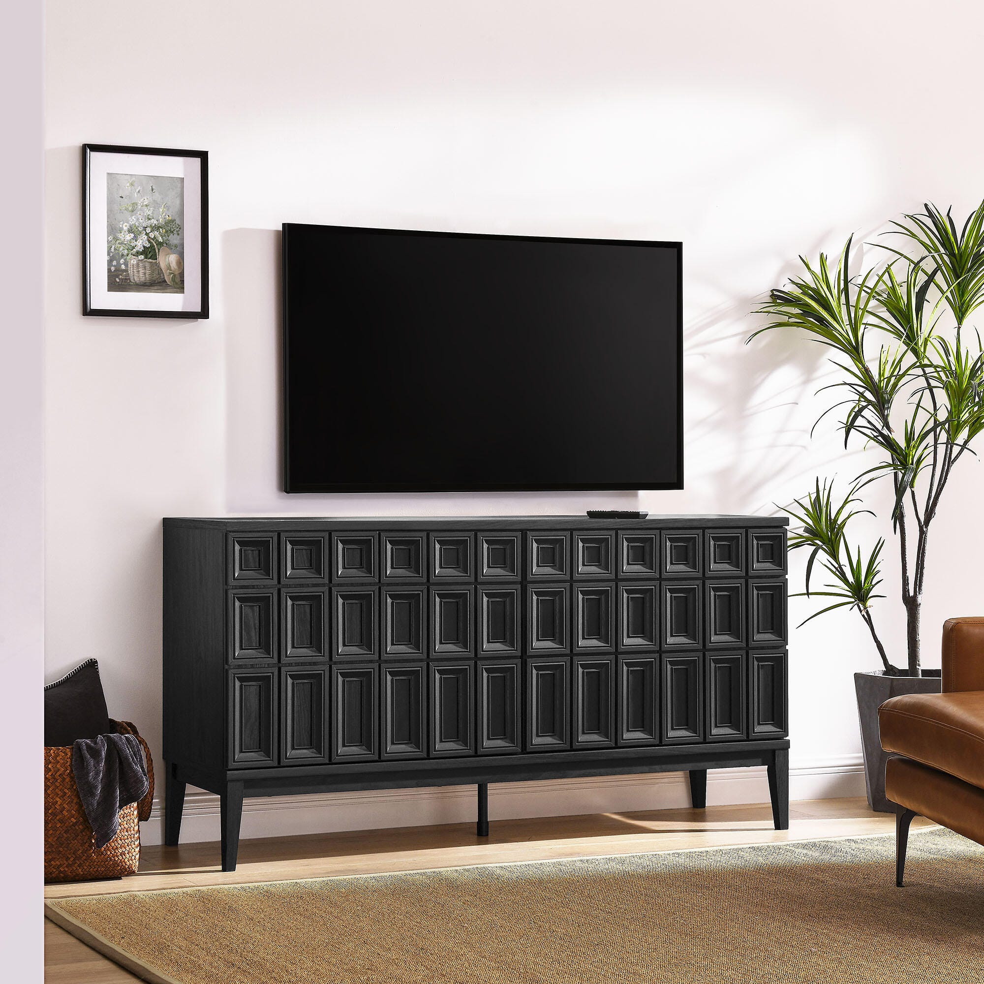 Modway Samos Sideboard, Black, rollover