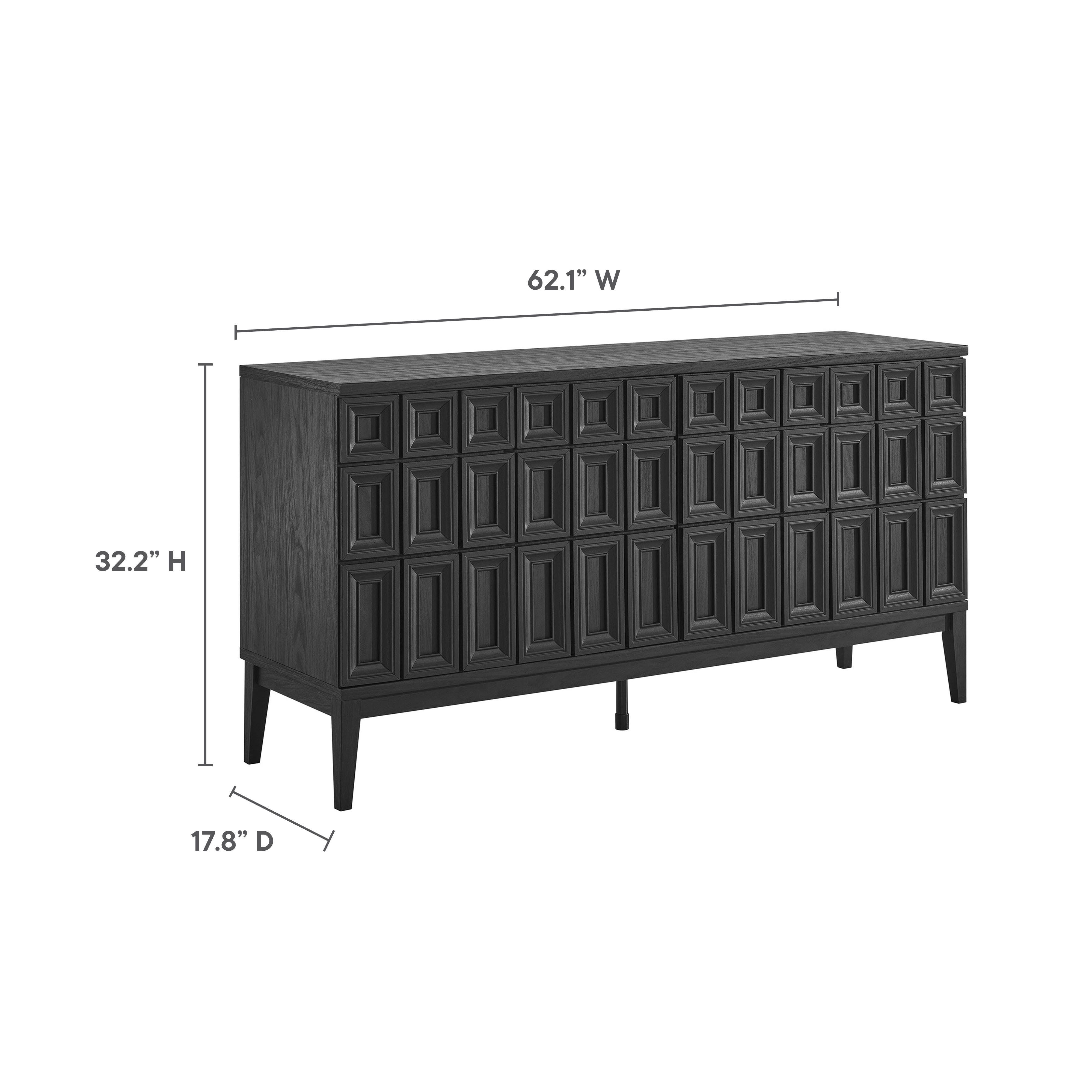 Modway Samos Sideboard, Black, large