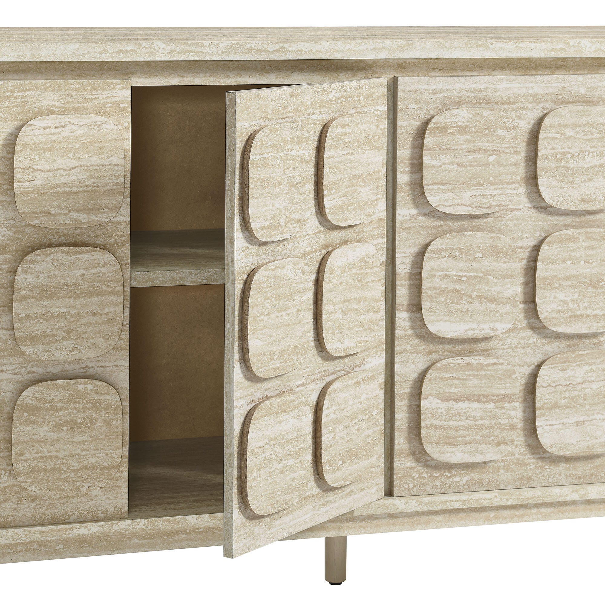 Modway Toscana Solid Sideboard, Travertine, large