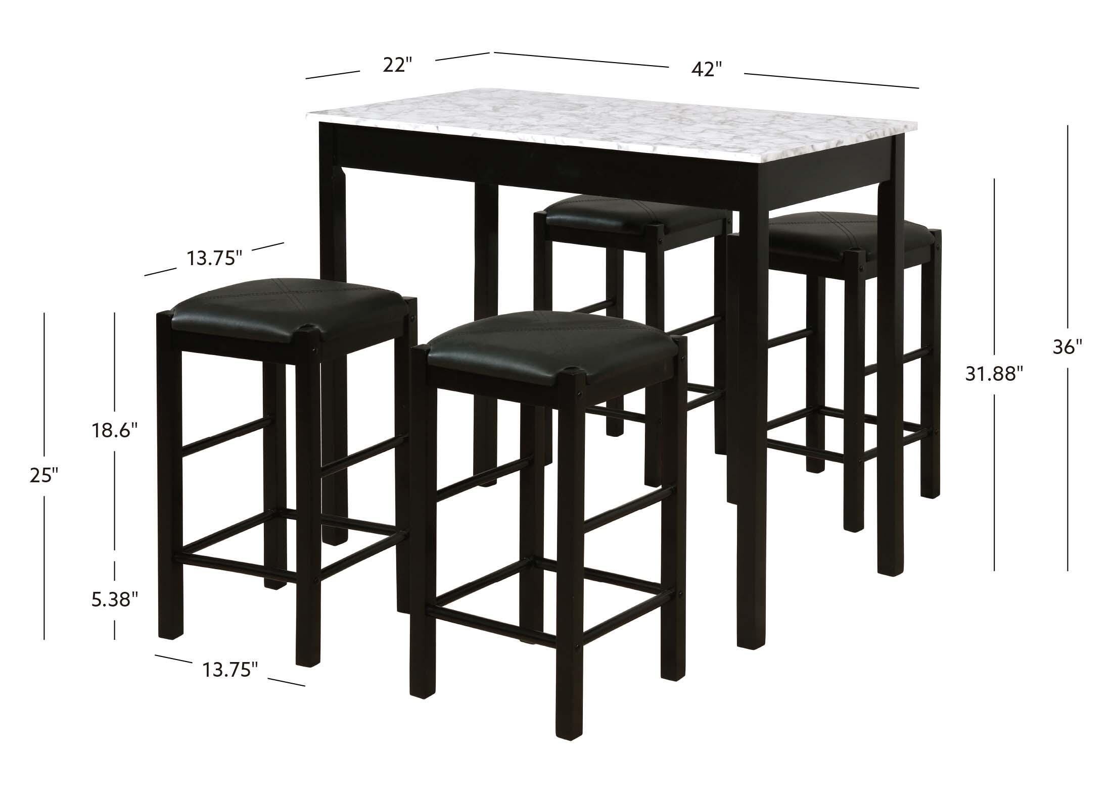 Linon Backless Counter Stools Set, , large