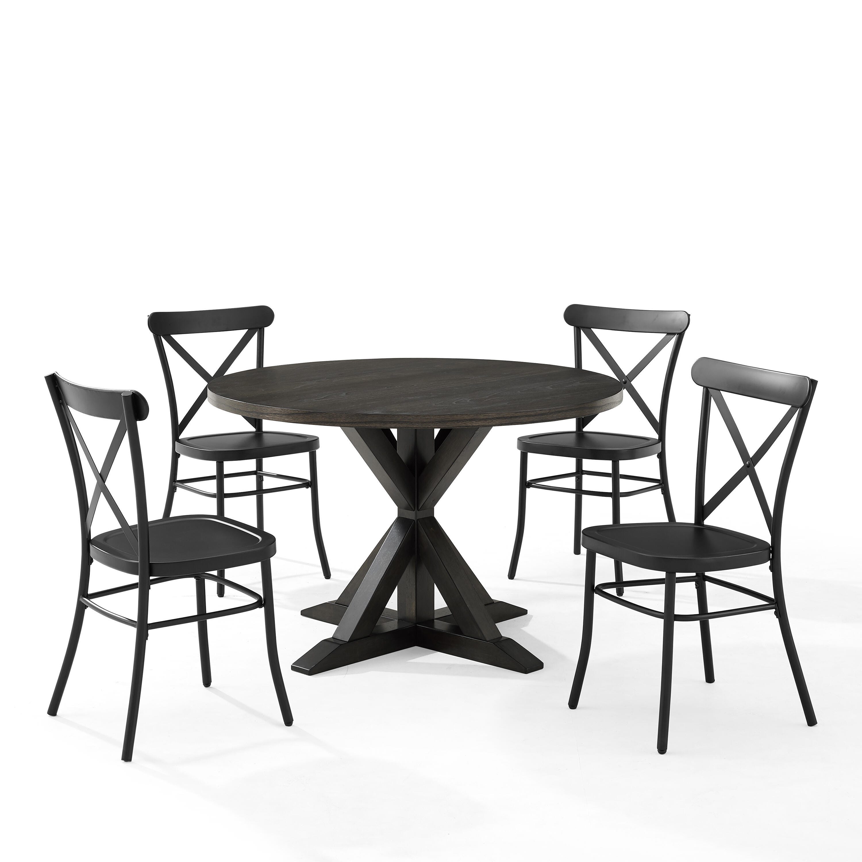 Crosley Furniture Hayden Dining Table and 4 Chairs, , large