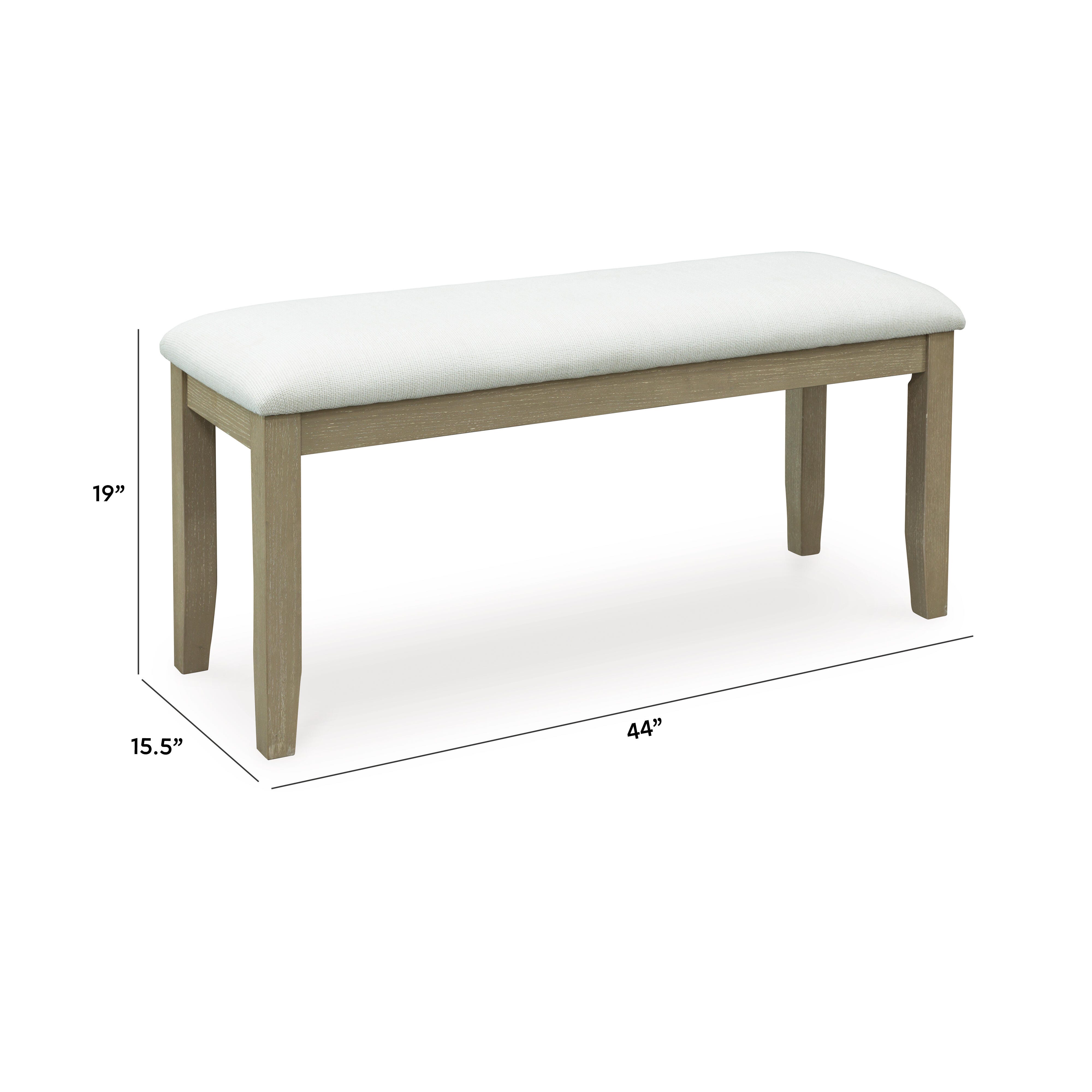Calmoro 44" Dining Bench, , large