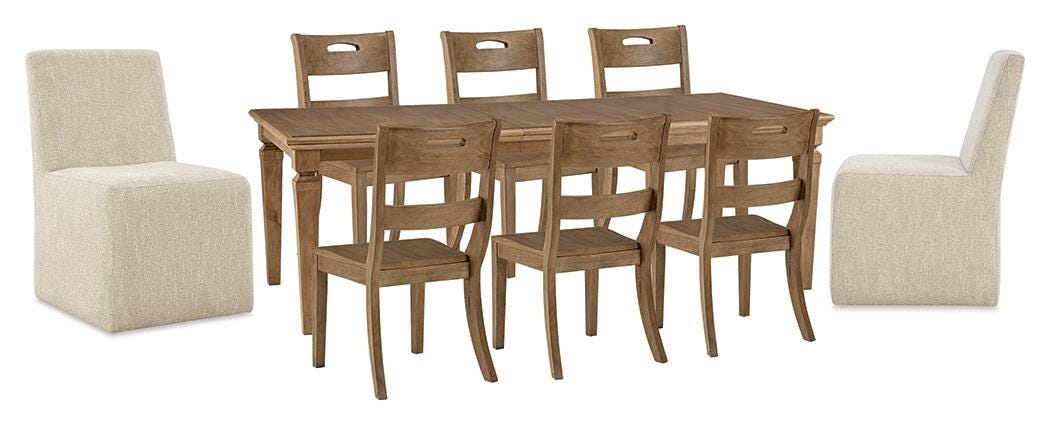 Mesa de comedor Mylarken y 8 sillas - image 1
