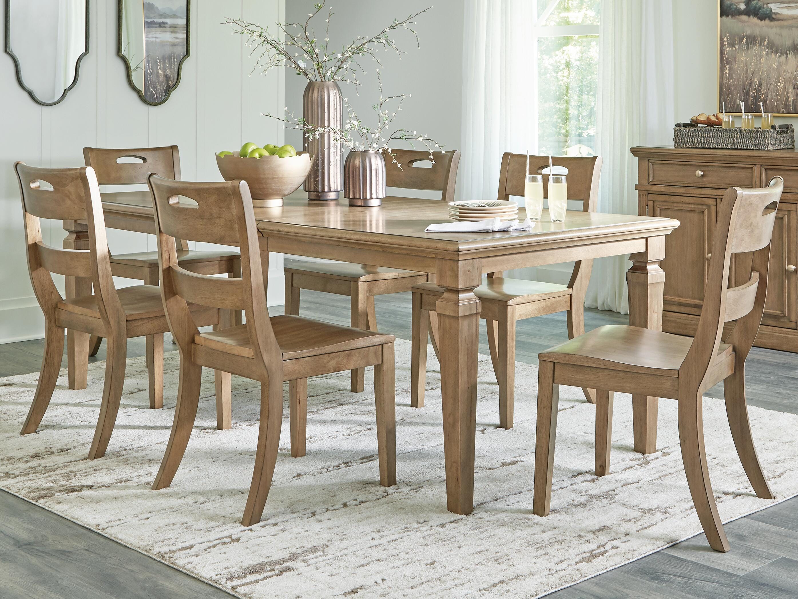 Mesa de comedor Mylarken y 6 sillas - image 1