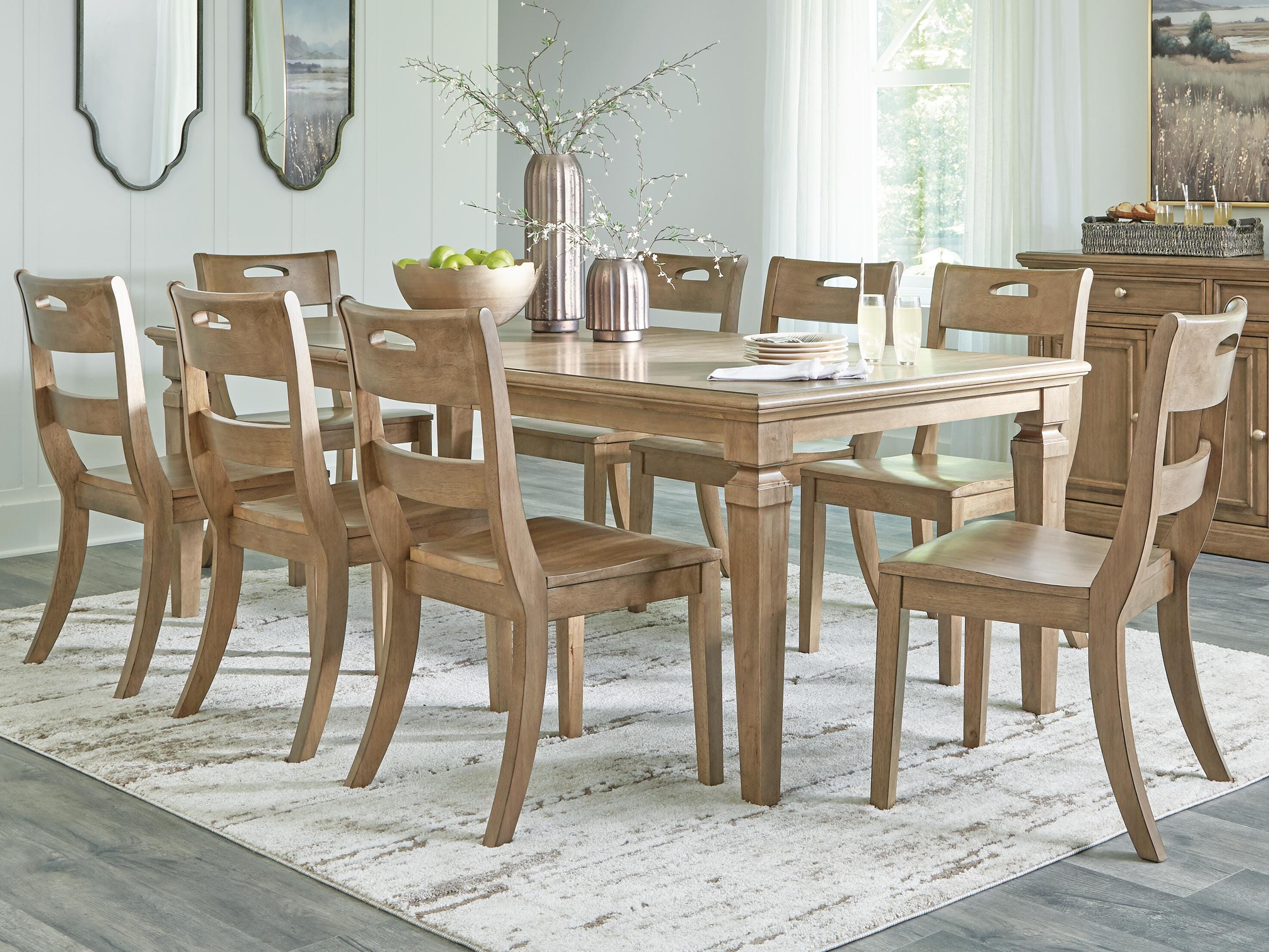 Mesa de comedor Mylarken y 8 sillas - image 1