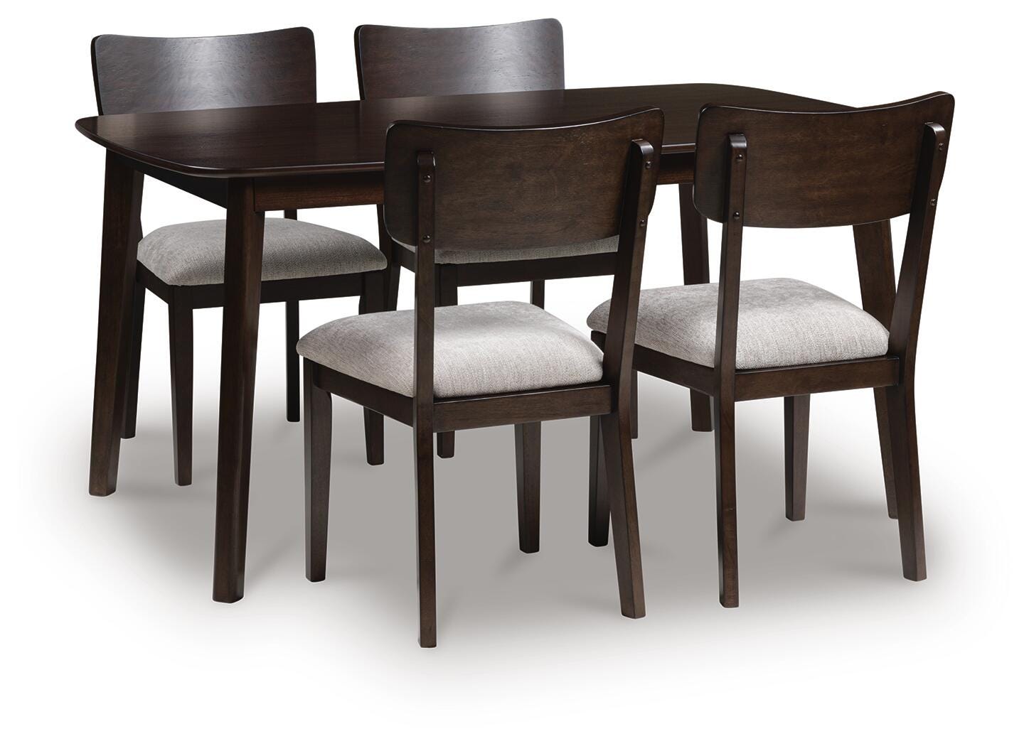 Dantenton Dining Table and 4 Chairs (Set of 5), , large