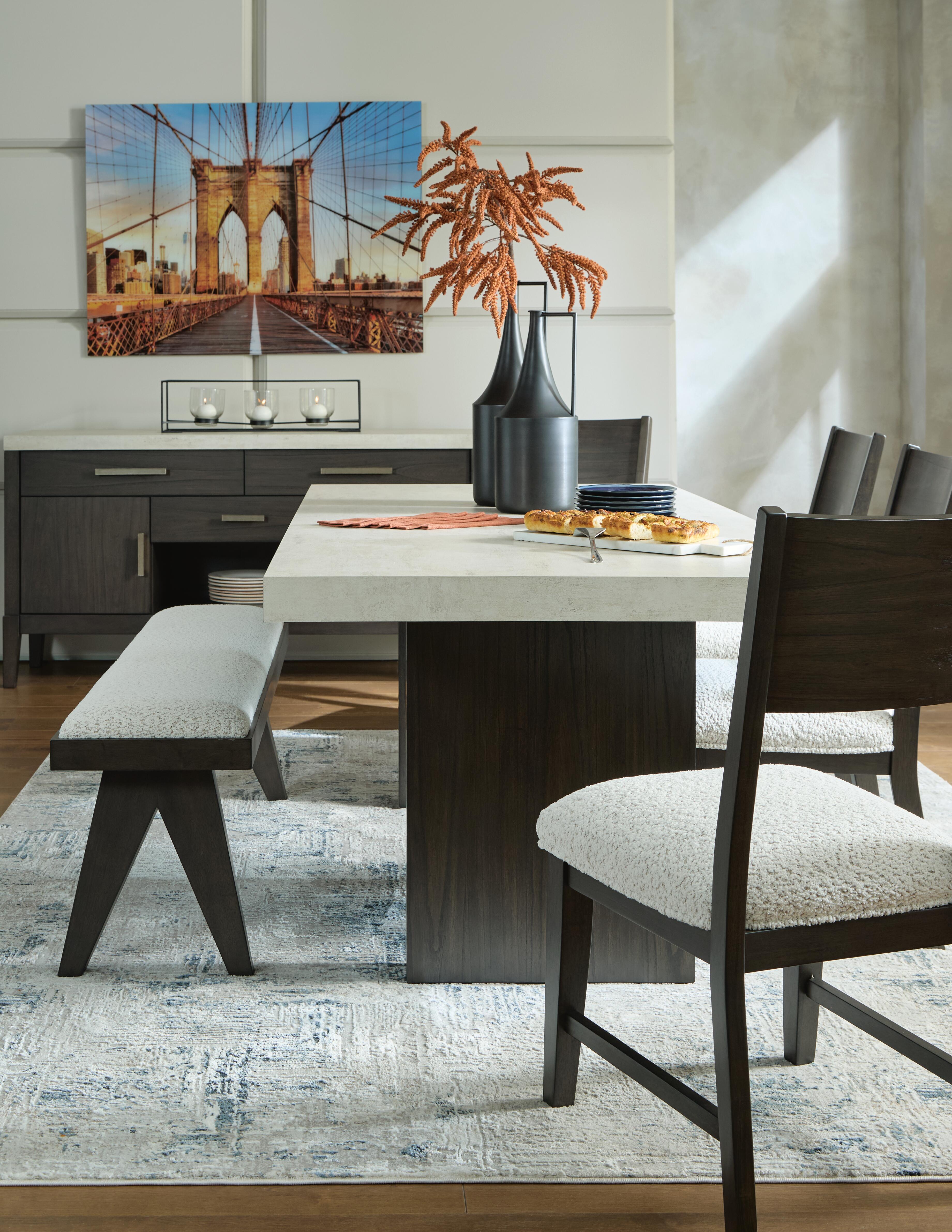 Westonfort Dining Table and 4 Chairs and Bench | Ashley