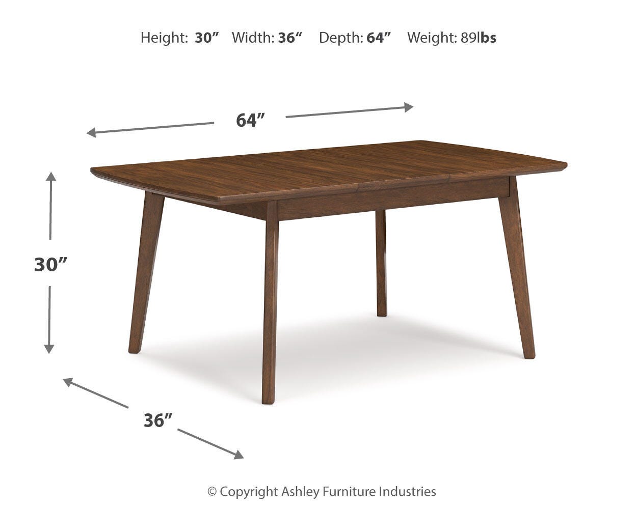 Mesa extensible de comedor Lyncott - image 7