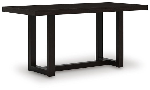 Neymorton Counter Height Dining Table, Dark Grayish Brown