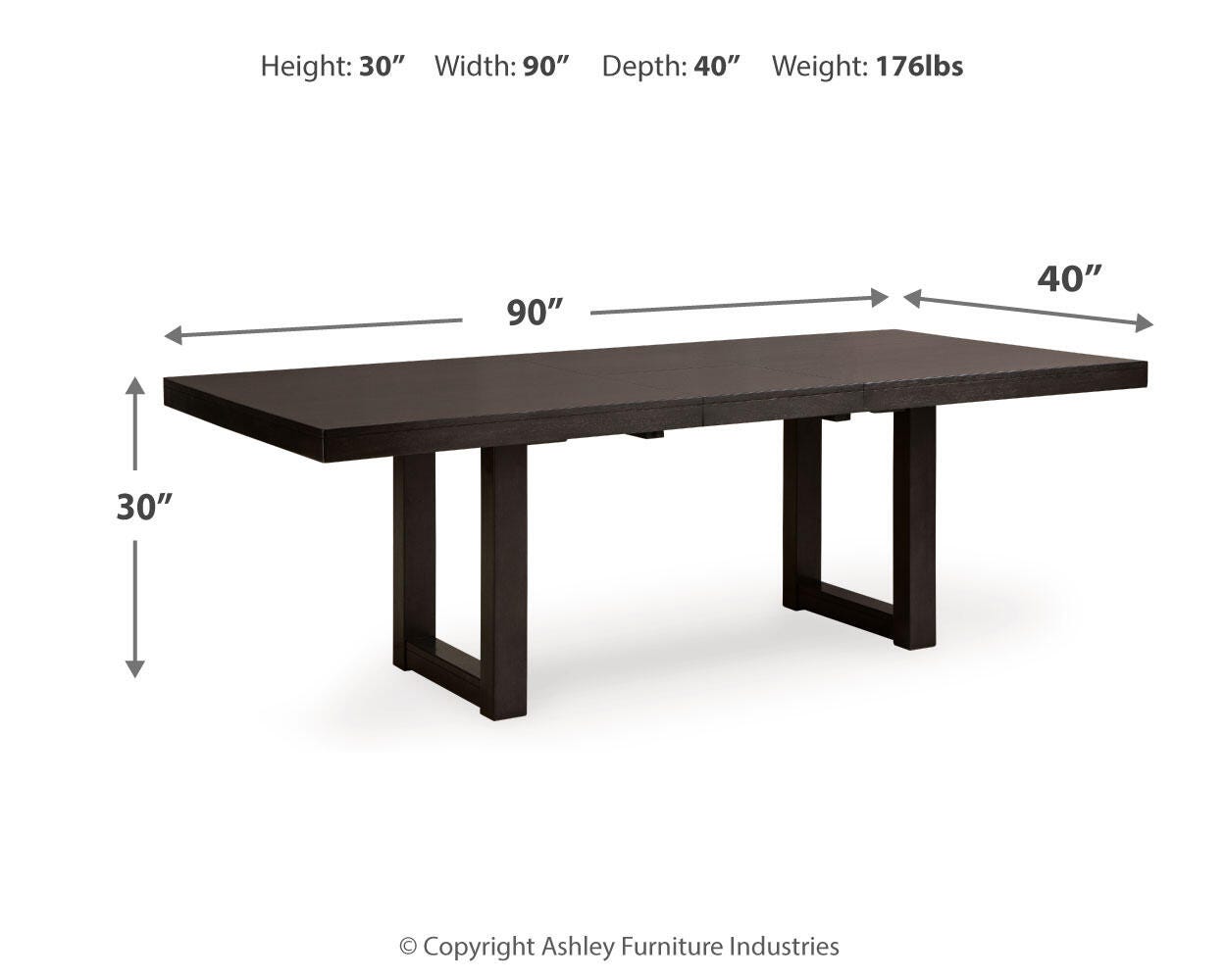 Neymorton Dining Extension Table - image 4