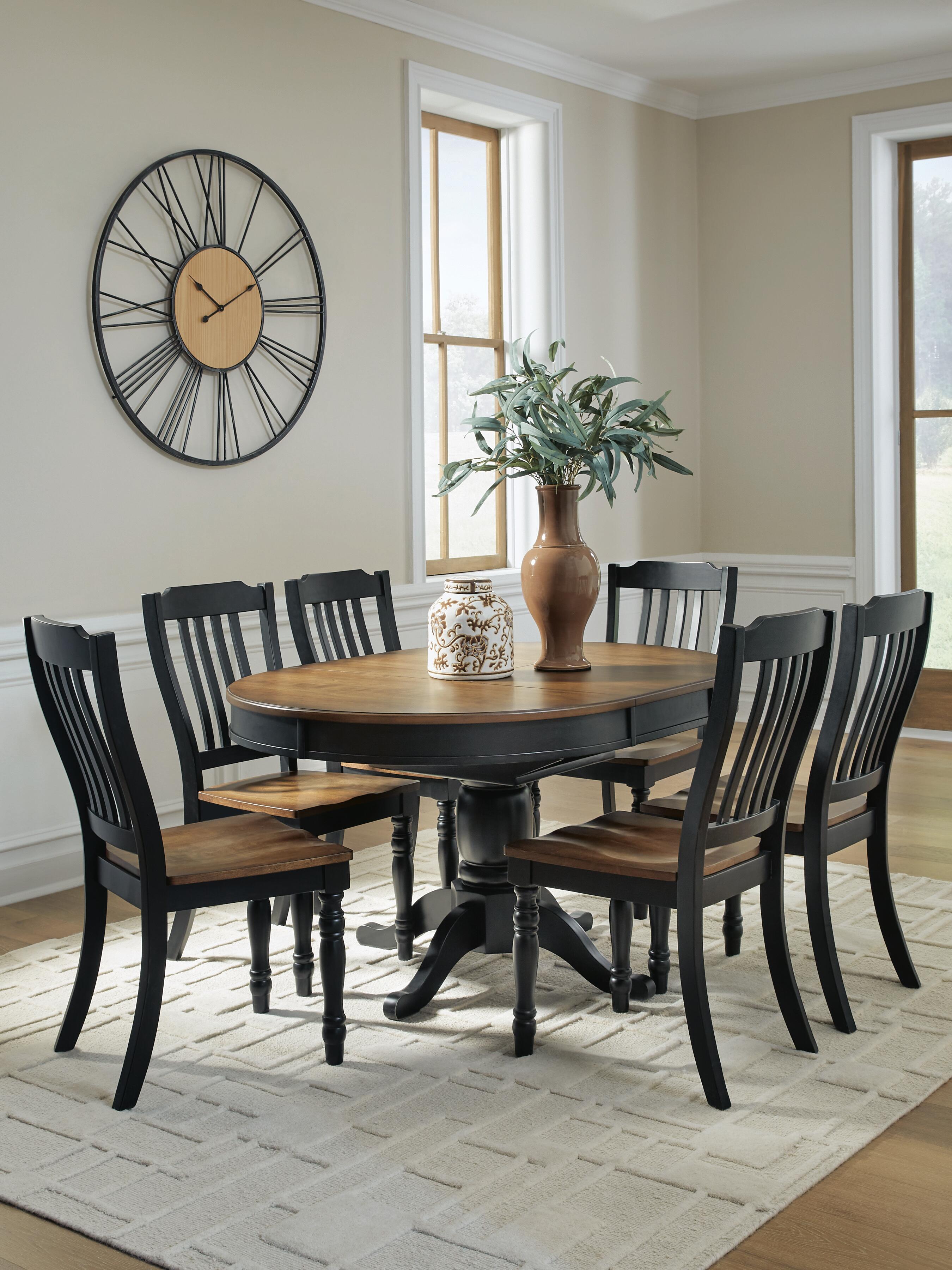 Clorazi Extension Dining Table and 6 Chairs - image 1