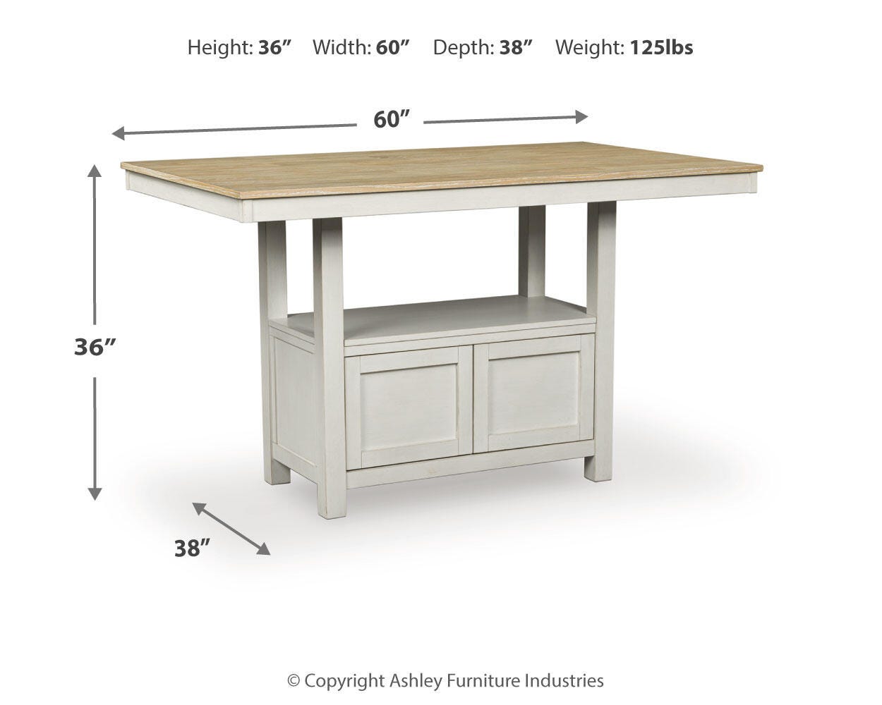 Purlaney Counter Height Dining Table - image 11