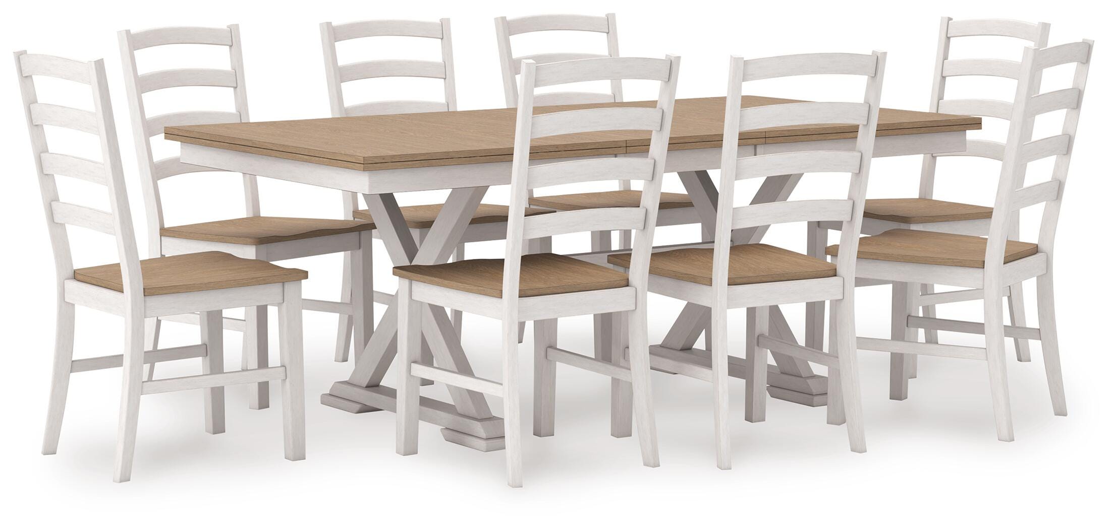 Purlaney Extension Dining Table and 8 Chairs - image 2