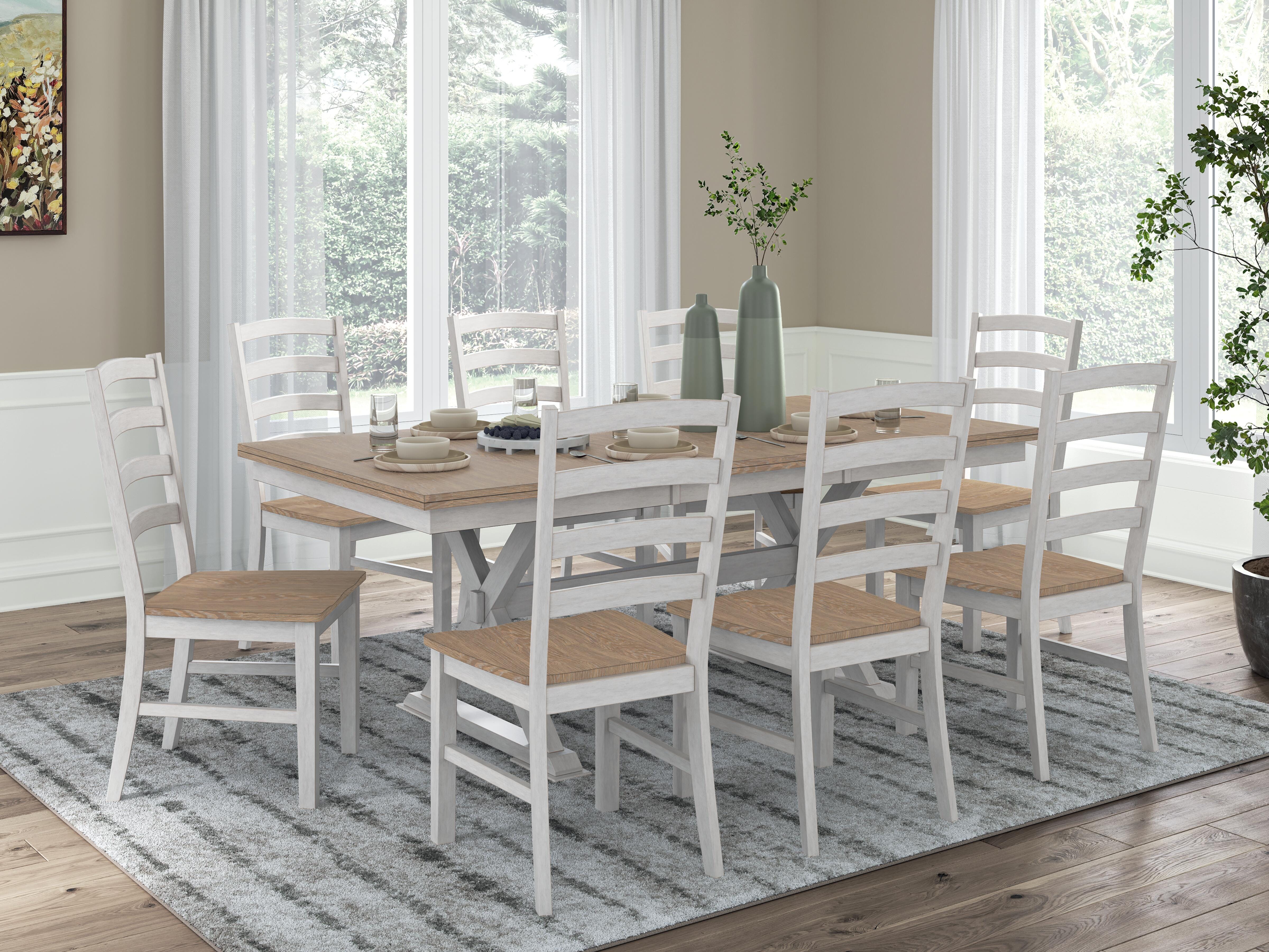 Purlaney Extension Dining Table and 8 Chairs - image 1