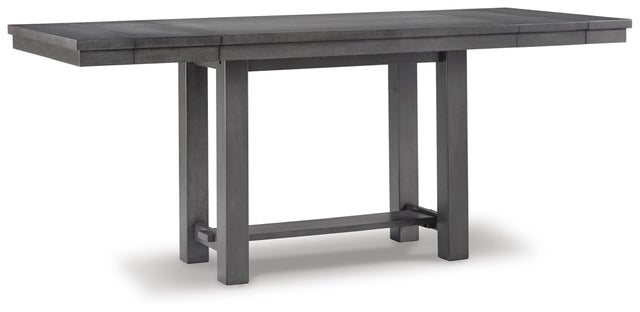 Myshanna Counter Height Extendable Dining Table, Gray