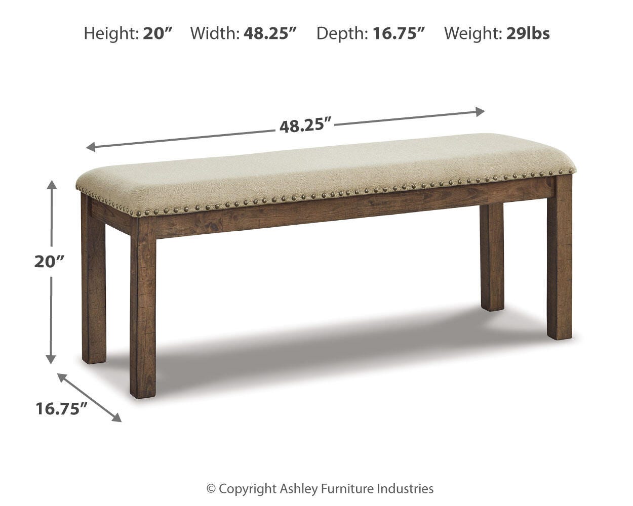 Moriville Dining Bench - image 4