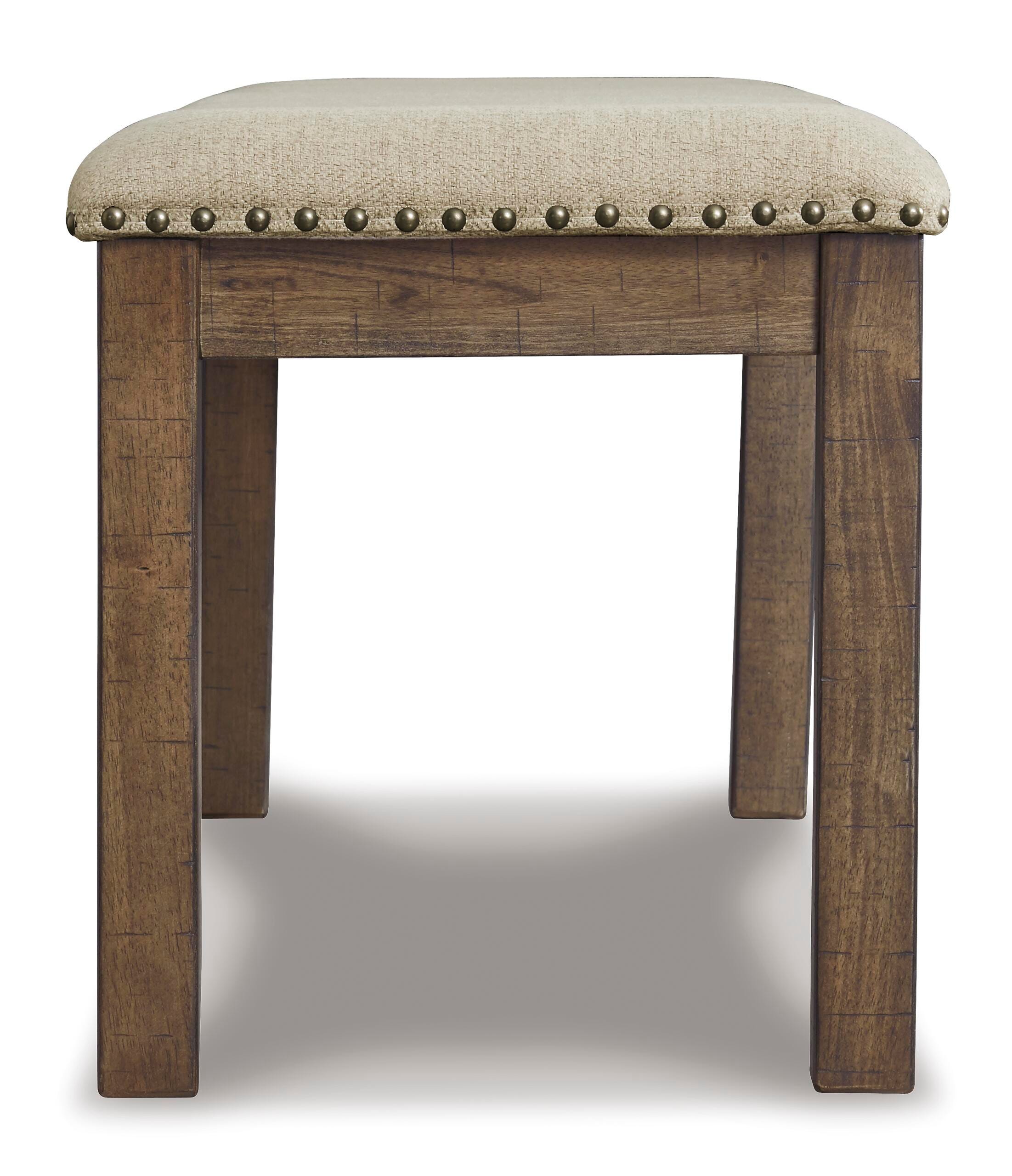 Moriville Dining Bench, Beige, large